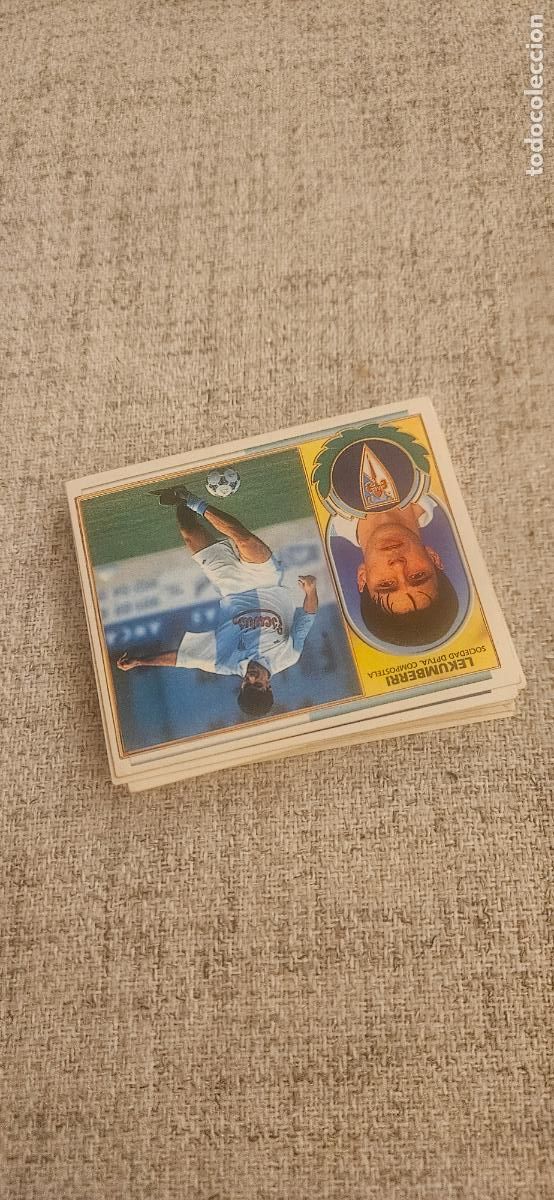Fu&szlig;ball-Sticker: Del lekumberri compostela este 1996 1997 96 97 sin pegar