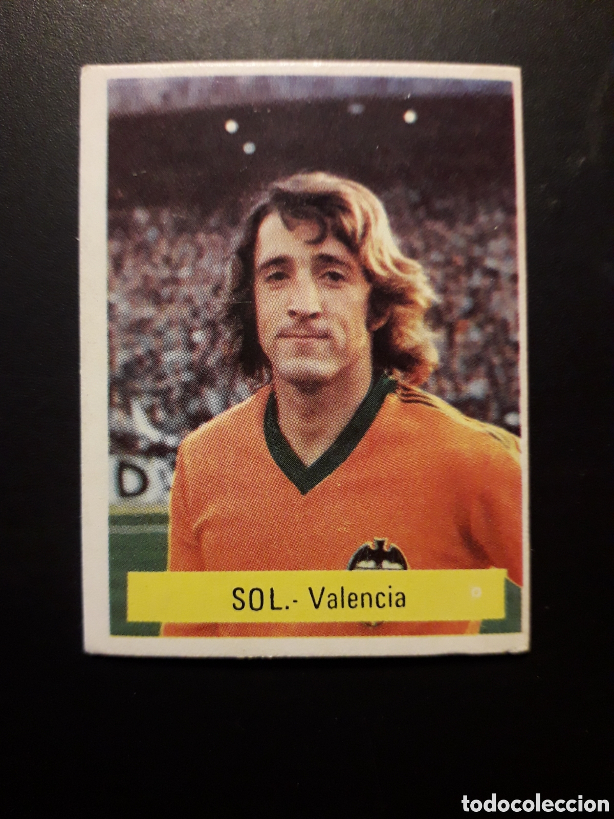Cromos de f&uacute;tbol: SOL VALENCIA CF FINI MU 1975 1976 75 76 SIN PEGAR PEDIDO M&Iacute;NIMO 3&euro;.