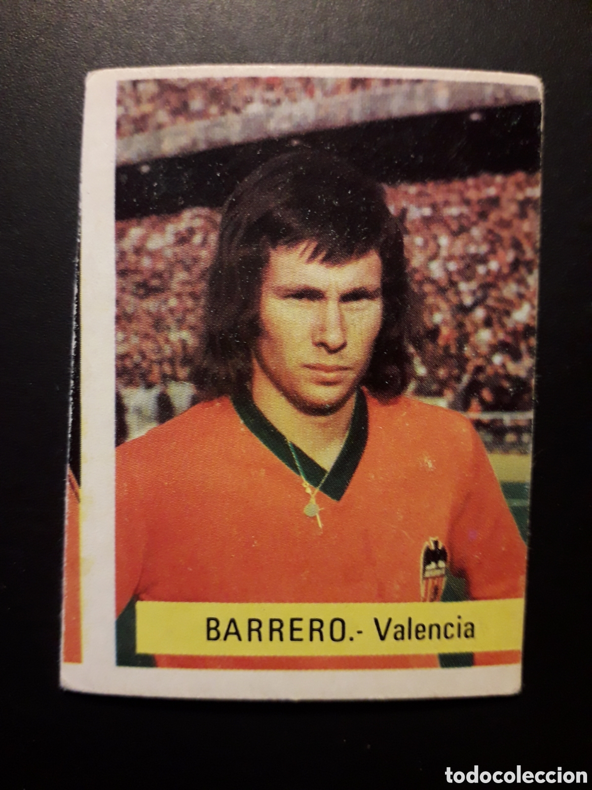 Cromos de f&uacute;tbol: BARRERO VALENCIA CF FINI MU, 1975 1976 75 76 SIN PEGAR PEDIDO M&Iacute;NIMO 3&euro;