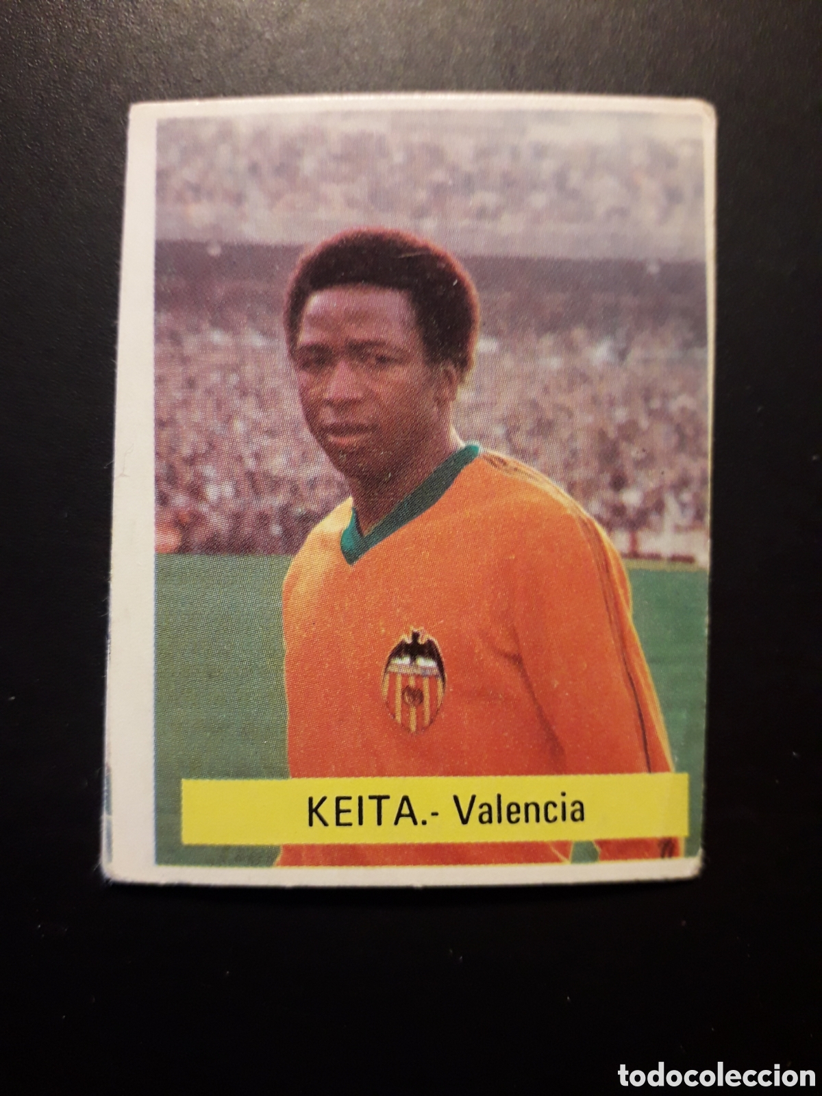 Cromos de f&uacute;tbol: KEITA VALENCIA CF FINI MU, 1975 1976 75 76 SIN PEGAR PEDIDO M&Iacute;NIMO 3&euro;