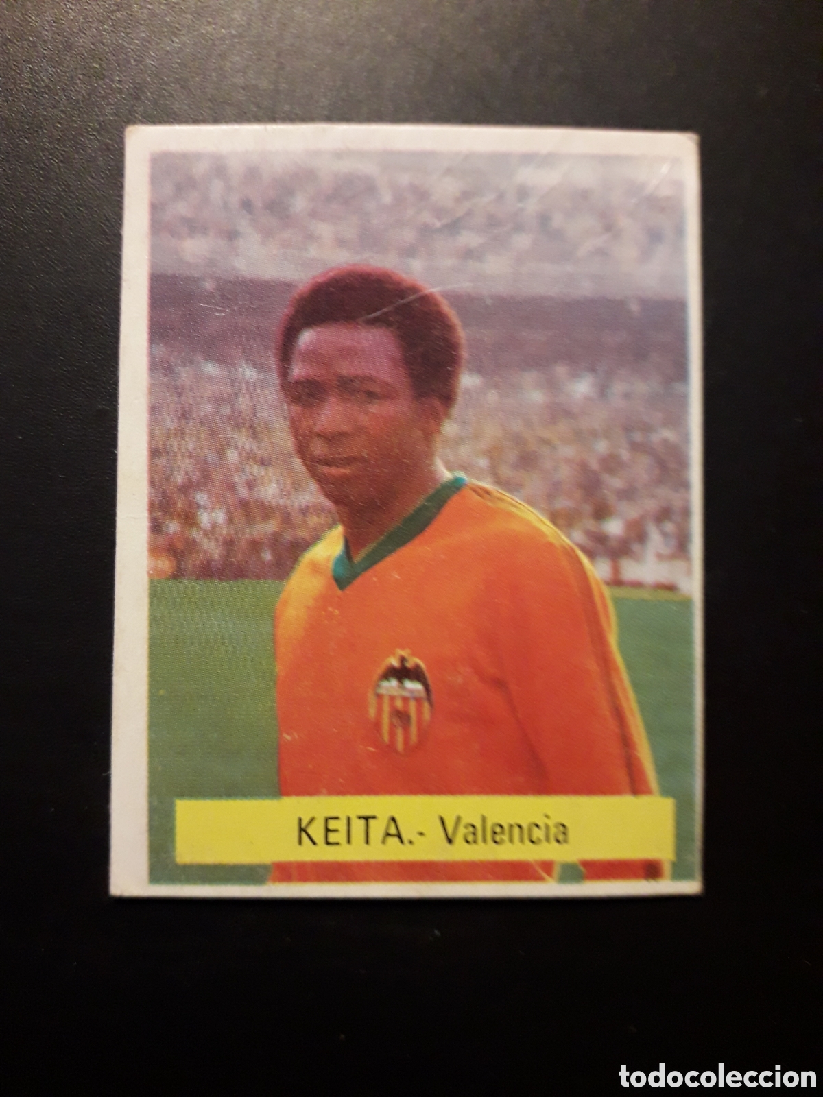 Cromos de f&uacute;tbol: KEITA VALENCIA CF FINI MU, 1975 1976 75 76 DESPEGADO PEDIDO M&Iacute;NIMO 3&euro;