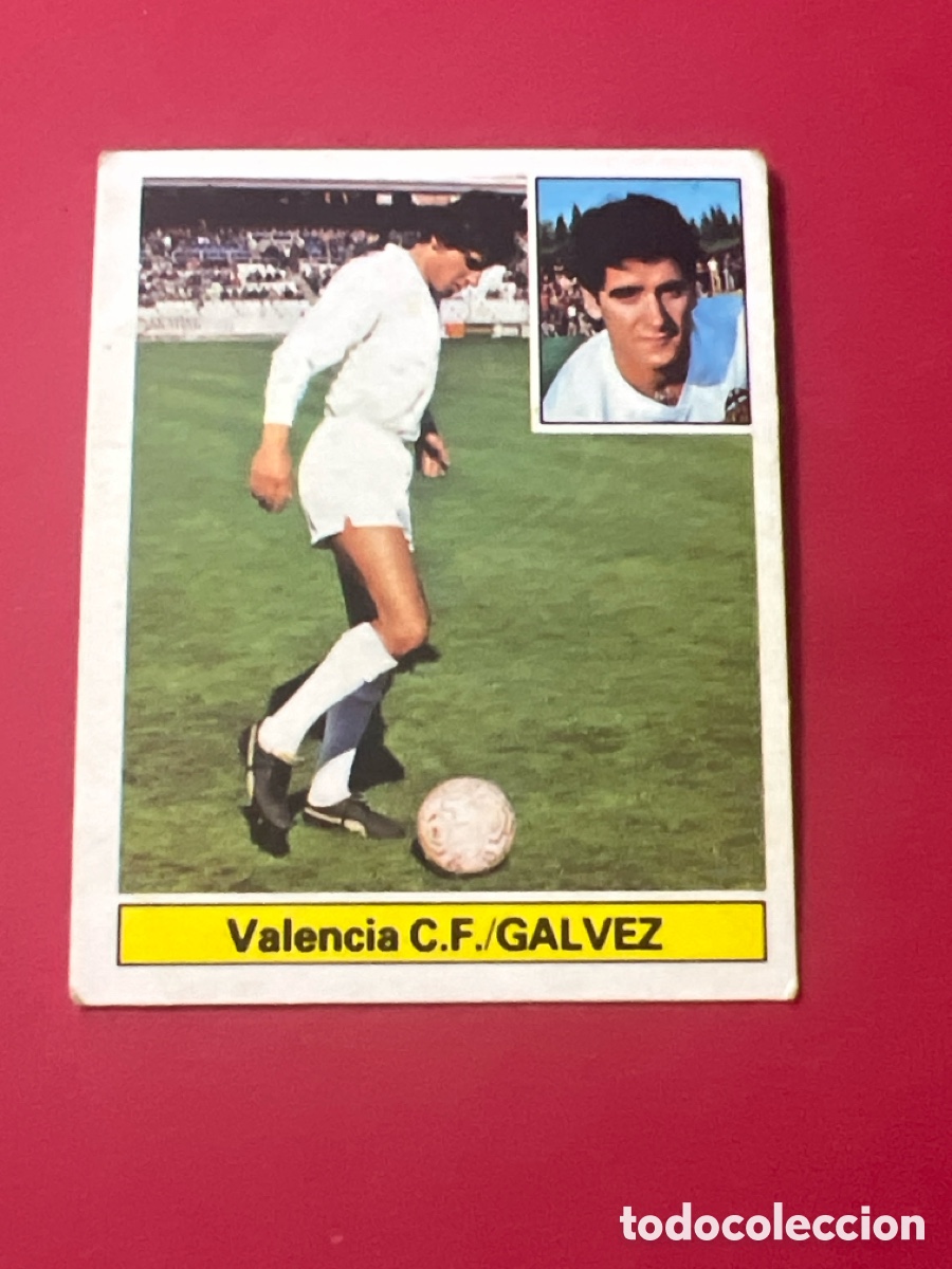 Figurine di Calcio: E964. GALVEZ VALENCIA REAL SOCIEDAD ED ESTE 1981 1982 CROMO FUTBOL LIGA 81 82 SIN PEGAR