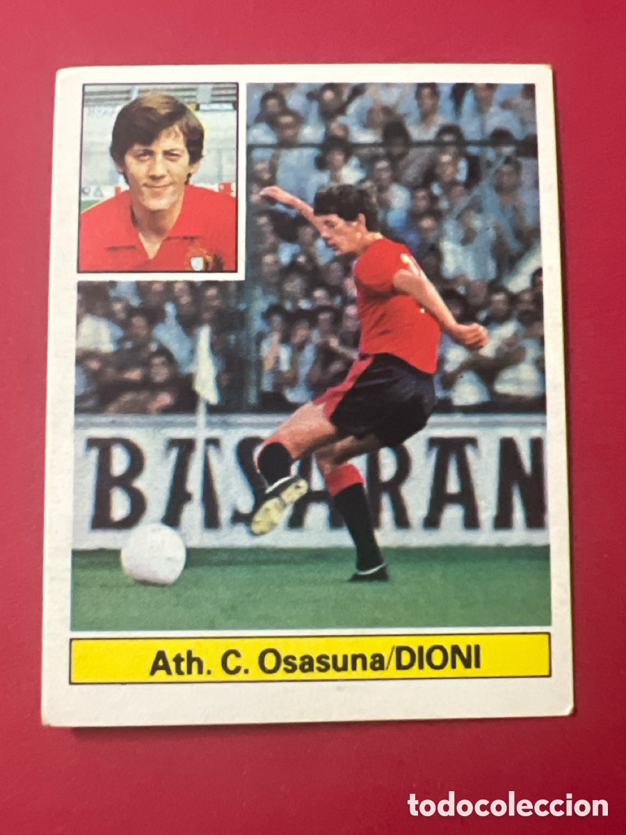 Football Stickers: E999. DIONI OSASUNA ED ESTE 1981 1982 CROMO FUTBOL LIGA 81 82 - SIN PEGAR