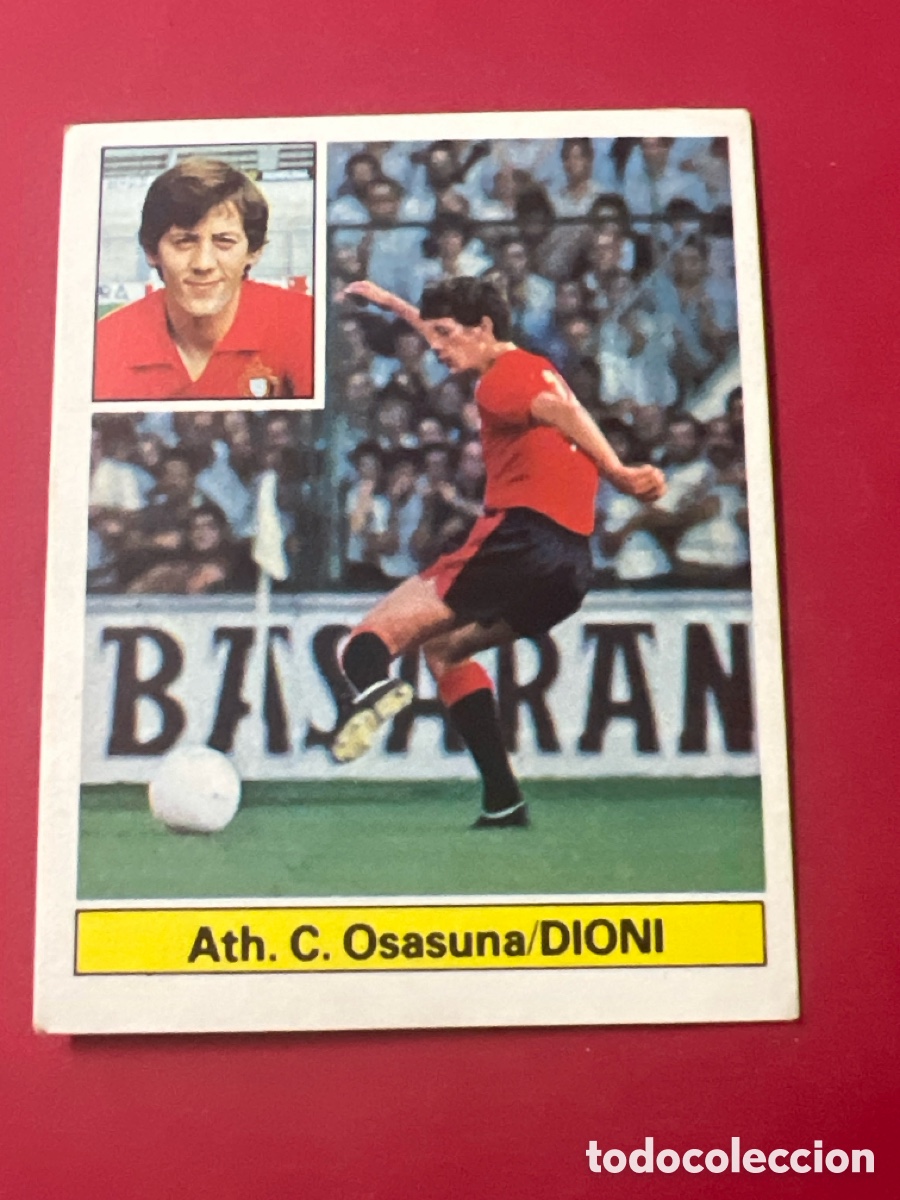 Fu&szlig;ball-Sticker: E1000. DIONI OSASUNA ED ESTE 1981 1982 CROMO FUTBOL LIGA 81 82 - SIN PEGAR
