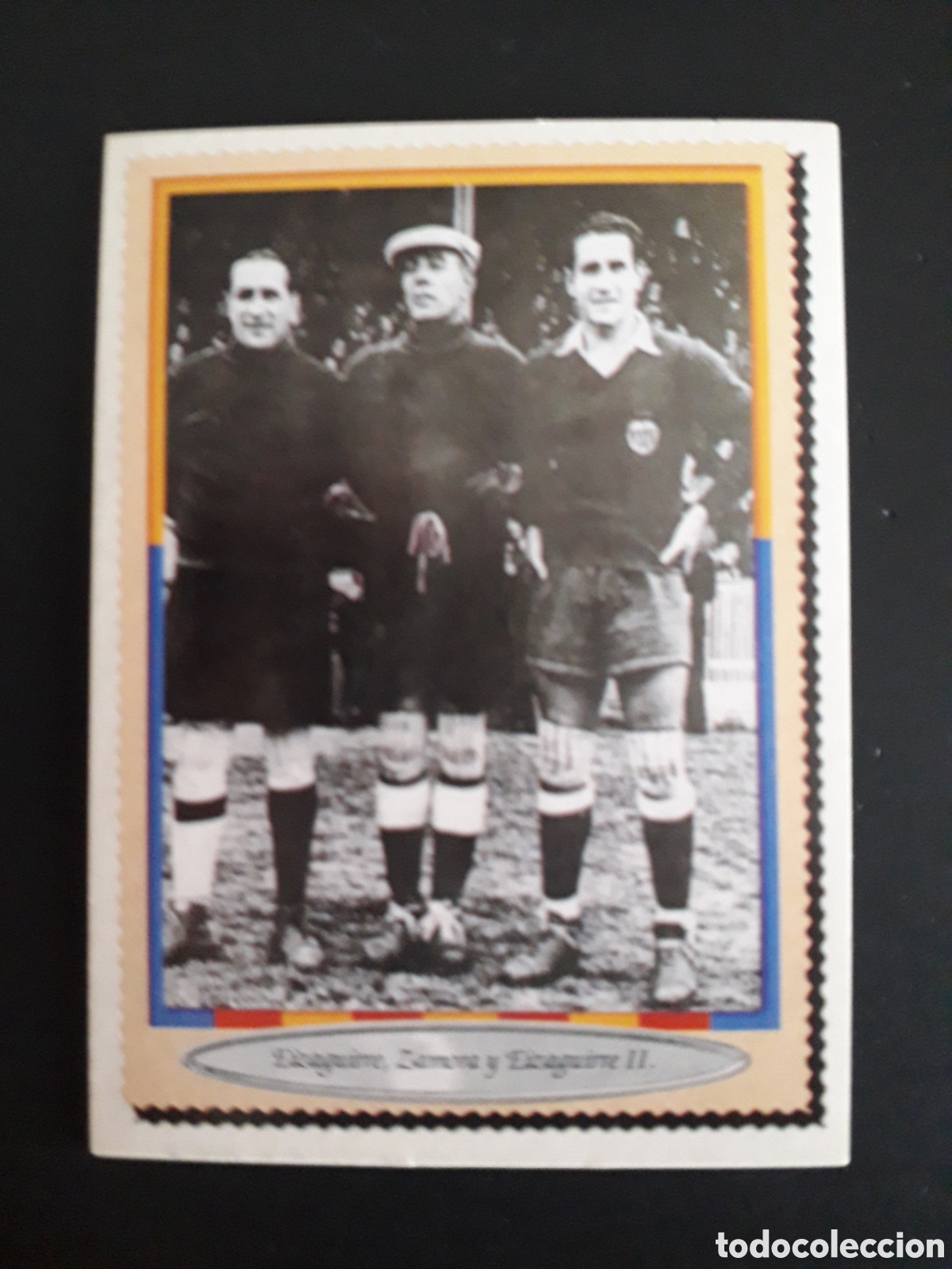 Cromos de F&uacute;tbol: EIZAGUIRRE, ZAMORA VALENCIA CF 1919-1996 TODA SU HISTORIA EN CROMOS N&deg; 15 SIN PEGAR PEDIDO M&Iacute;NIMO 3&euro;