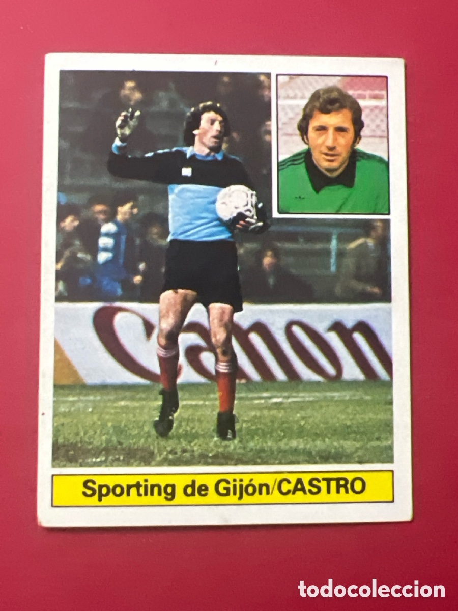 Cromos de Futebol: E1025. CASTRO SPORTING DE GIJON LIGA ESTE 1981/82 81 82 SIN PEGAR NUNCA PEGADO