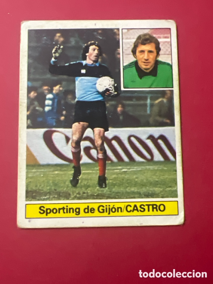 Figurine di Calcio: E1026. CASTRO SPORTING DE GIJON LIGA ESTE 1981/82 81 82 SIN PEGAR NUNCA PEGADO