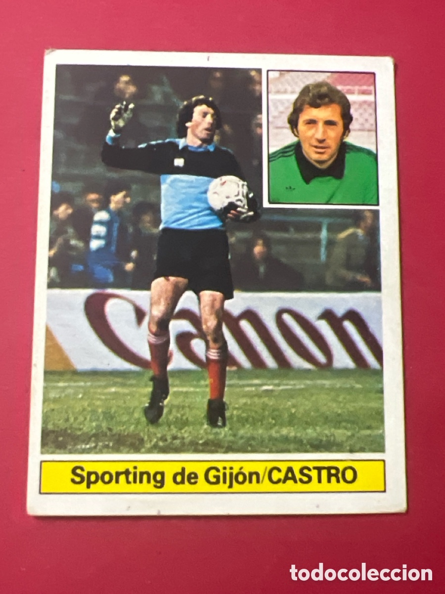 Figurine di Calcio: E1027. CASTRO SPORTING DE GIJON LIGA ESTE 1981/82 81 82 SIN PEGAR NUNCA PEGADO
