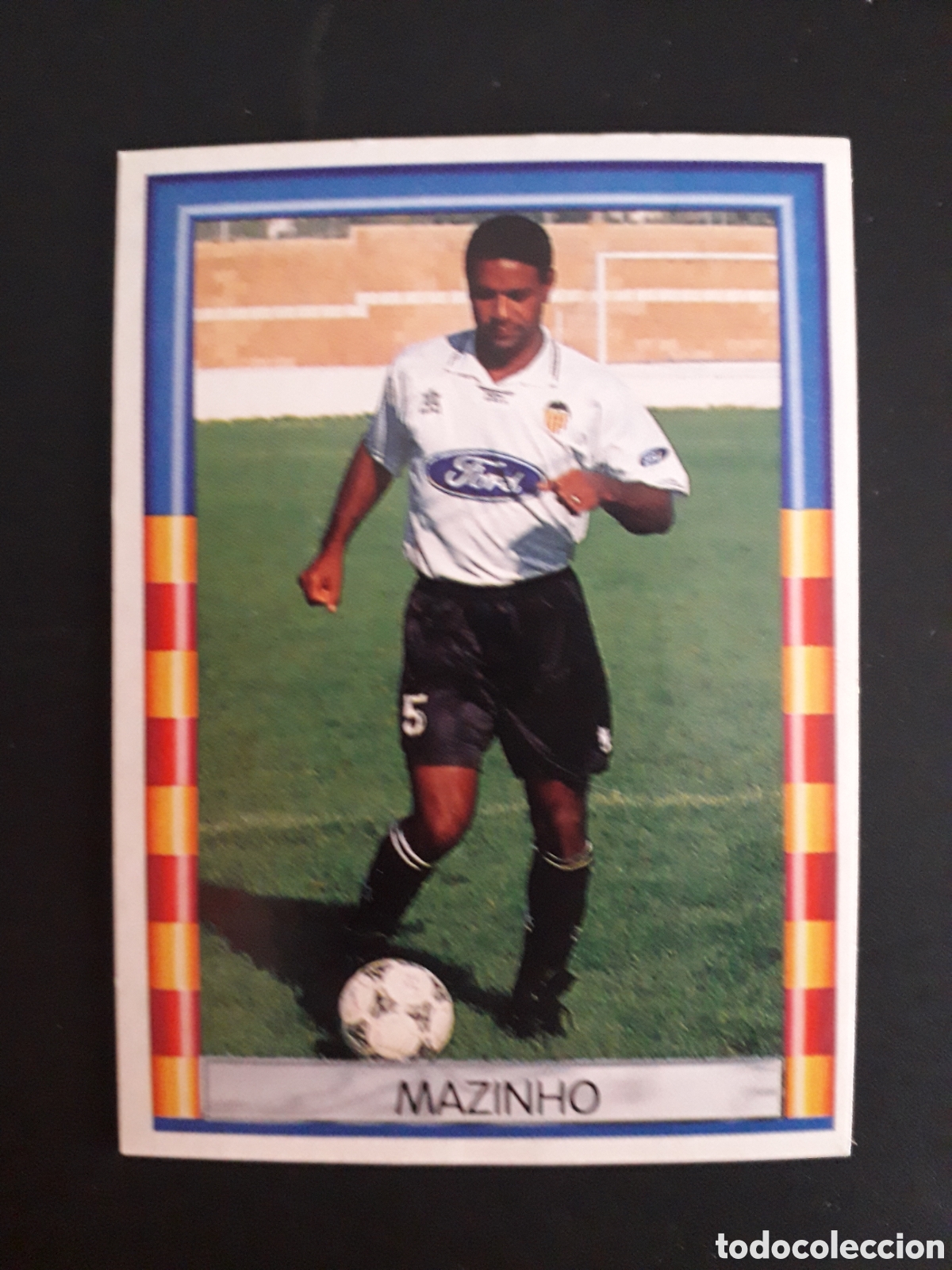 Cromos de F&uacute;tbol: MAZINHO VALENCIA CF 1919-1996 TODA SU HISTORIA EN CROMOS N&deg; 154 SIN PEGAR PEDIDO M&Iacute;NIMO 3&euro;