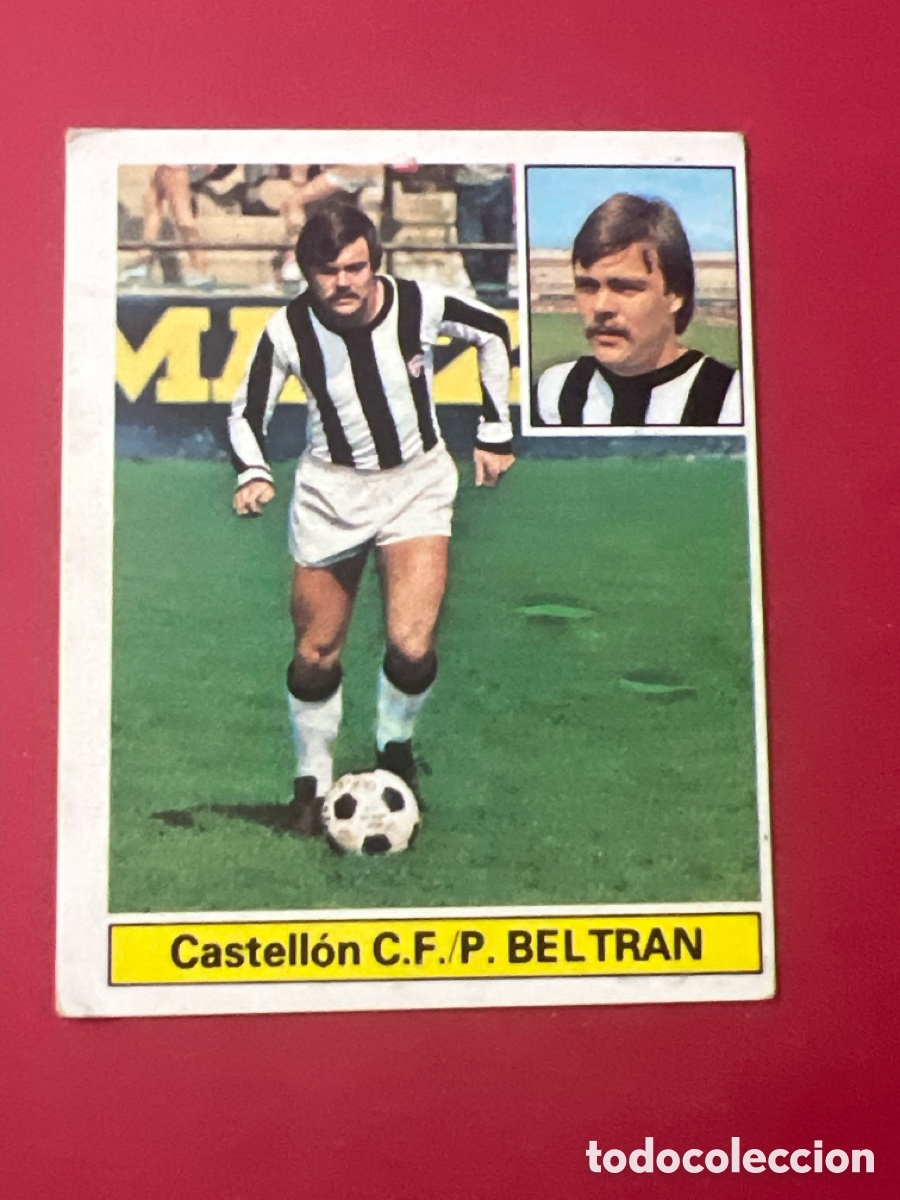 Figurine di Calcio: E1044. BELTRAN. CASTELLON. SIN PEGAR. EDICIONES ESTE. LIGA 1981/82. 81/82. 1981/1982