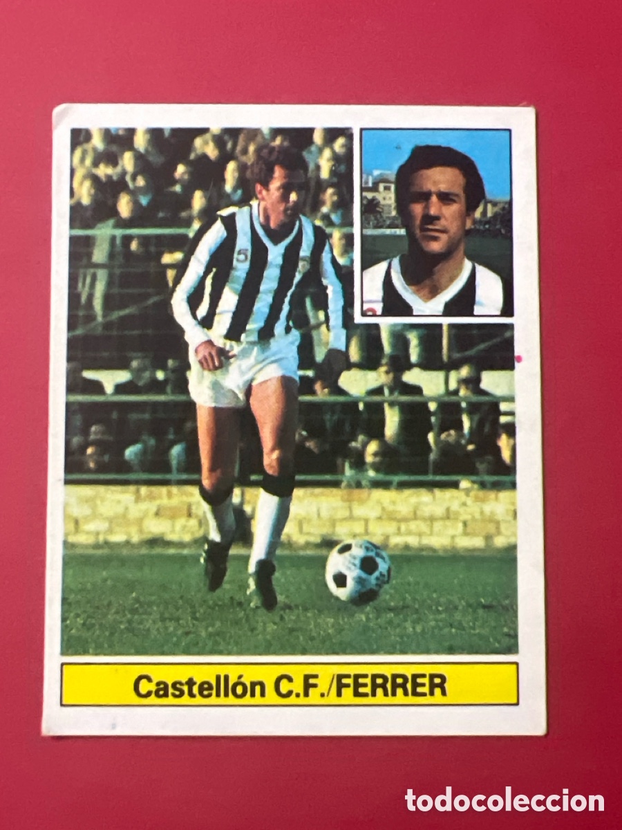 Football Stickers: E1062. FERRER CASTELLON C. F. LIGA ESTE 1981/82 81 82 SIN PEGAR NUNCA PEGADO