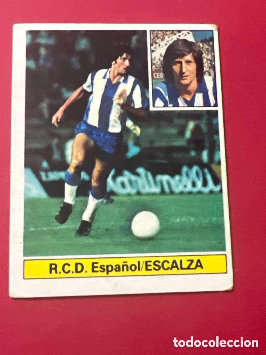Fu&szlig;ball-Sticker: E1088. ESCALZA ESPA&Ntilde;OL ESTE 1981 1982 CROMO FUTBOL LIGA 81 82 - SIN PEGAR -