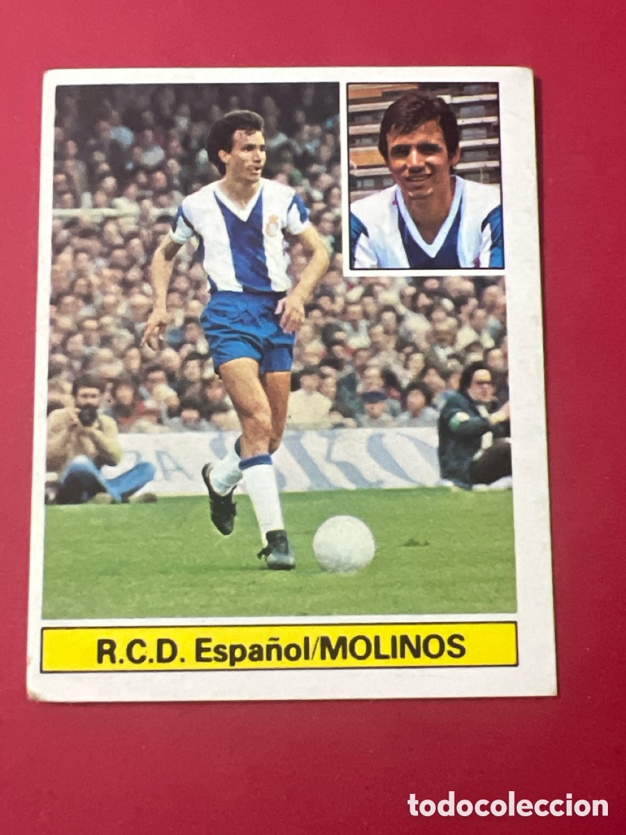 Fu&szlig;ball-Sticker: E1096. MOLINOS R. C. D. ESPA&Ntilde;OL LIGA ESTE 1981/82 81 82 SIN PEGAR NUNCA PEGADO