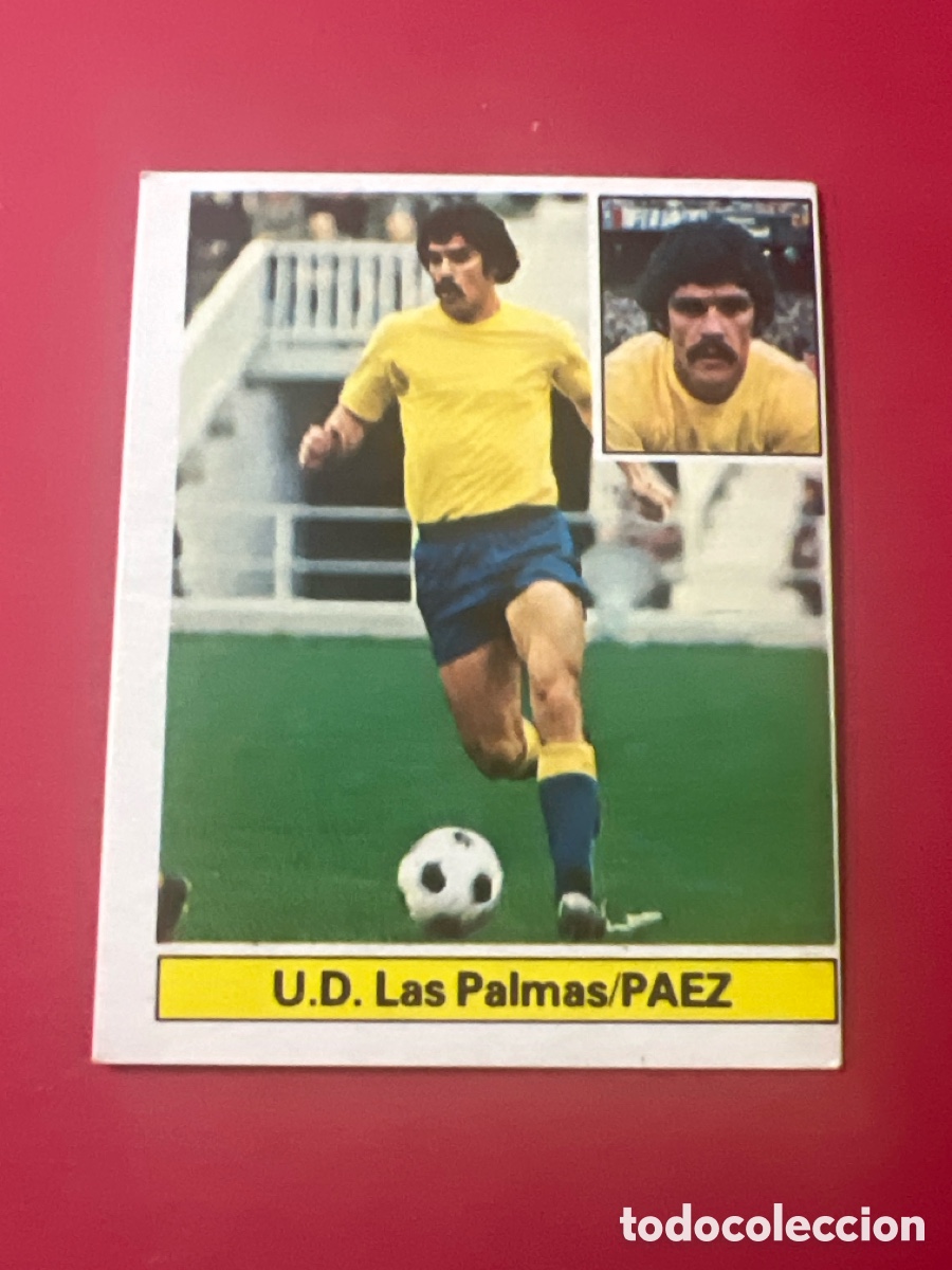 Fu&szlig;ball-Sticker: E1111. PAEZ U. D. LAS PALMAS LIGA ESTE 1981/82 81 82 SIN PEGAR NUNCA PEGADO