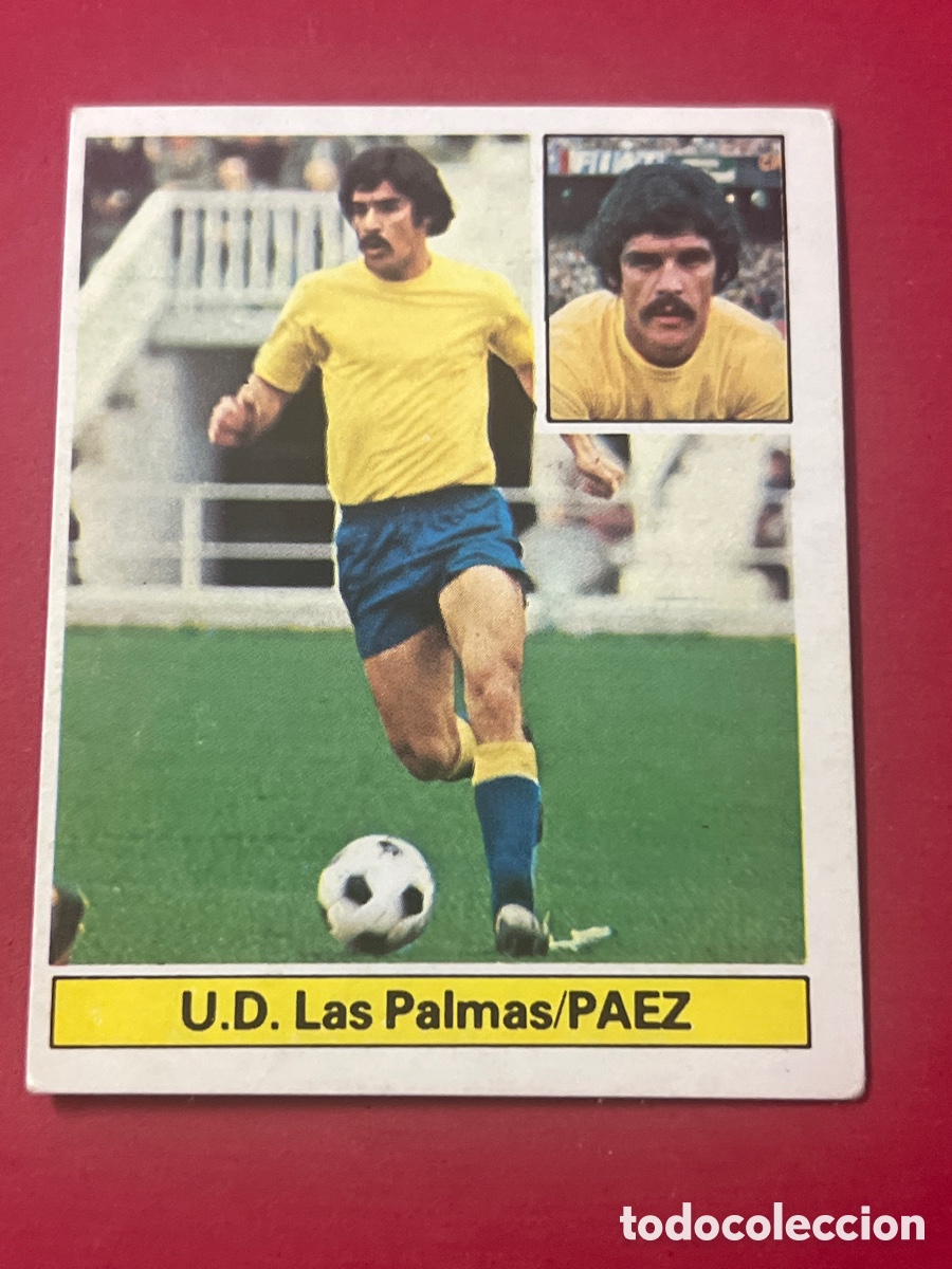 Cromos de Futebol: E1113. PAEZ U. D. LAS PALMAS LIGA ESTE 1981/82 81 82 SIN PEGAR NUNCA PEGADO