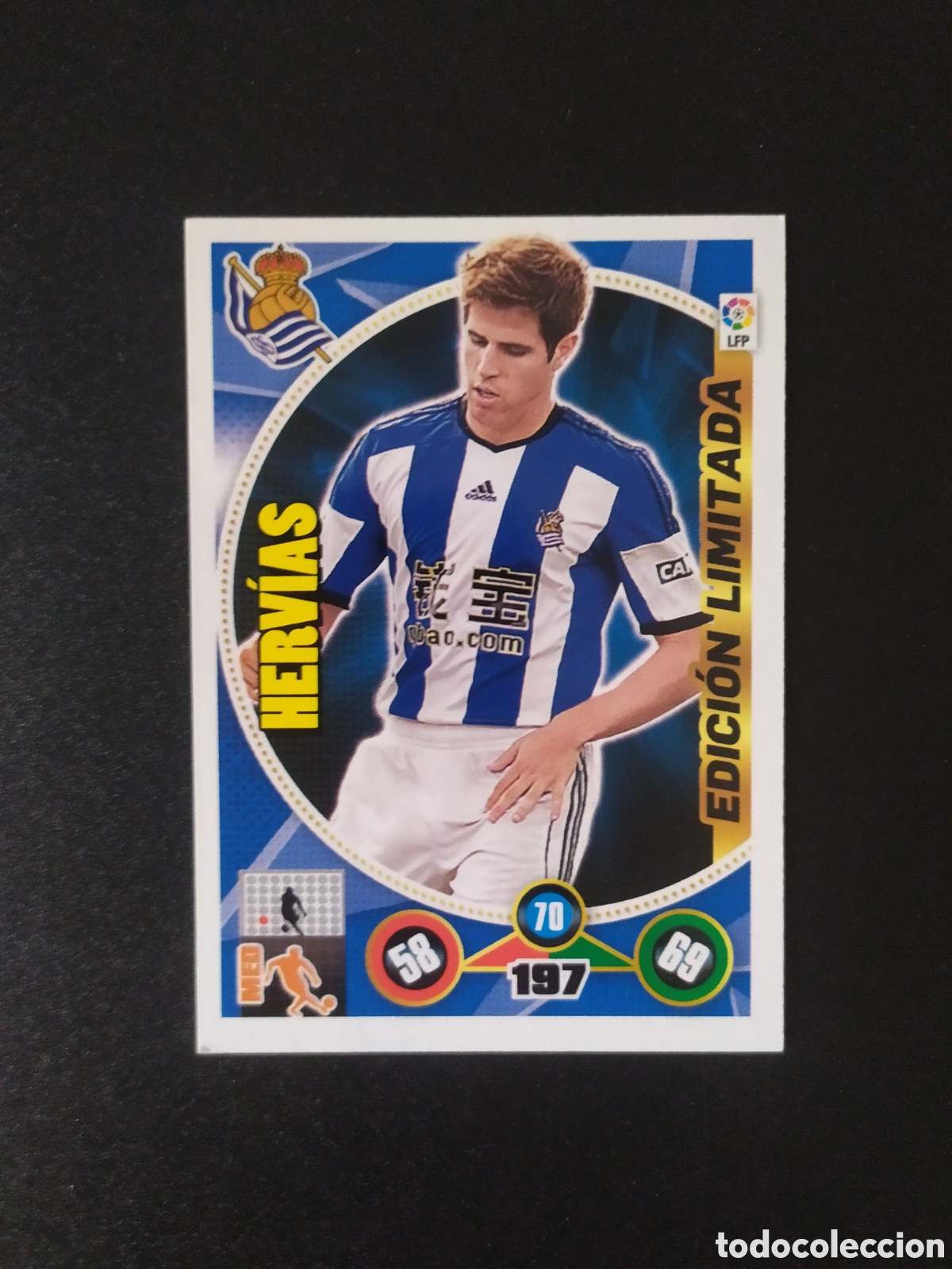 Cromos de f&uacute;tbol: Adrenalyn 2014 2015 14 15 panini Hervias edicion limitada Real Sociedad