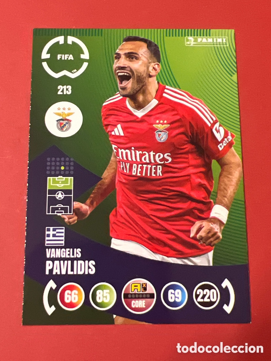 Figurine di Calcio: E1145. 213 PAVLIDIS (Benfica) - Panini ADRENALYN XL FIFA World Cup Clubs 2025