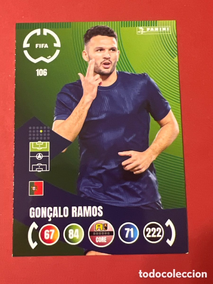 Figurine di Calcio: E1157. CROMO n&ordm; 106 GON&Ccedil;ALO RAMOS PSG FIFA CLUB WORLD CUP 2025 ADRENALYN XL DE PANINI.