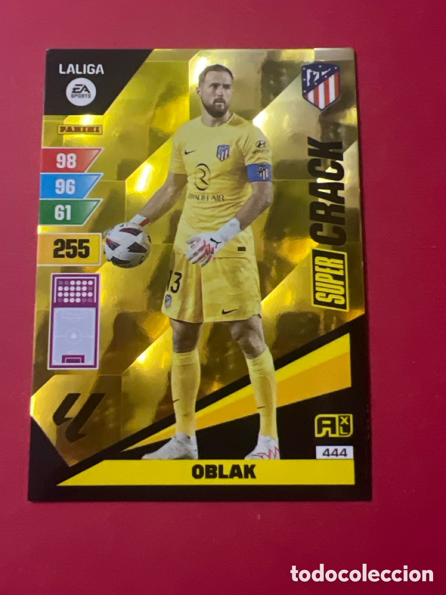 Fu&szlig;ball-Sticker: E1246. oblak 444 atletico de madrid supercracks adrenalyn 2023 2024 23 24 trading card