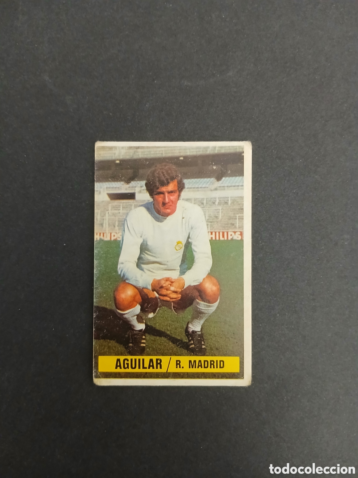 Cromos de F&uacute;tbol: AGUILAR REAL MADRID LIGA ESTE 1974/75 74 75 NUNCA PEGADO SIN PEGAR