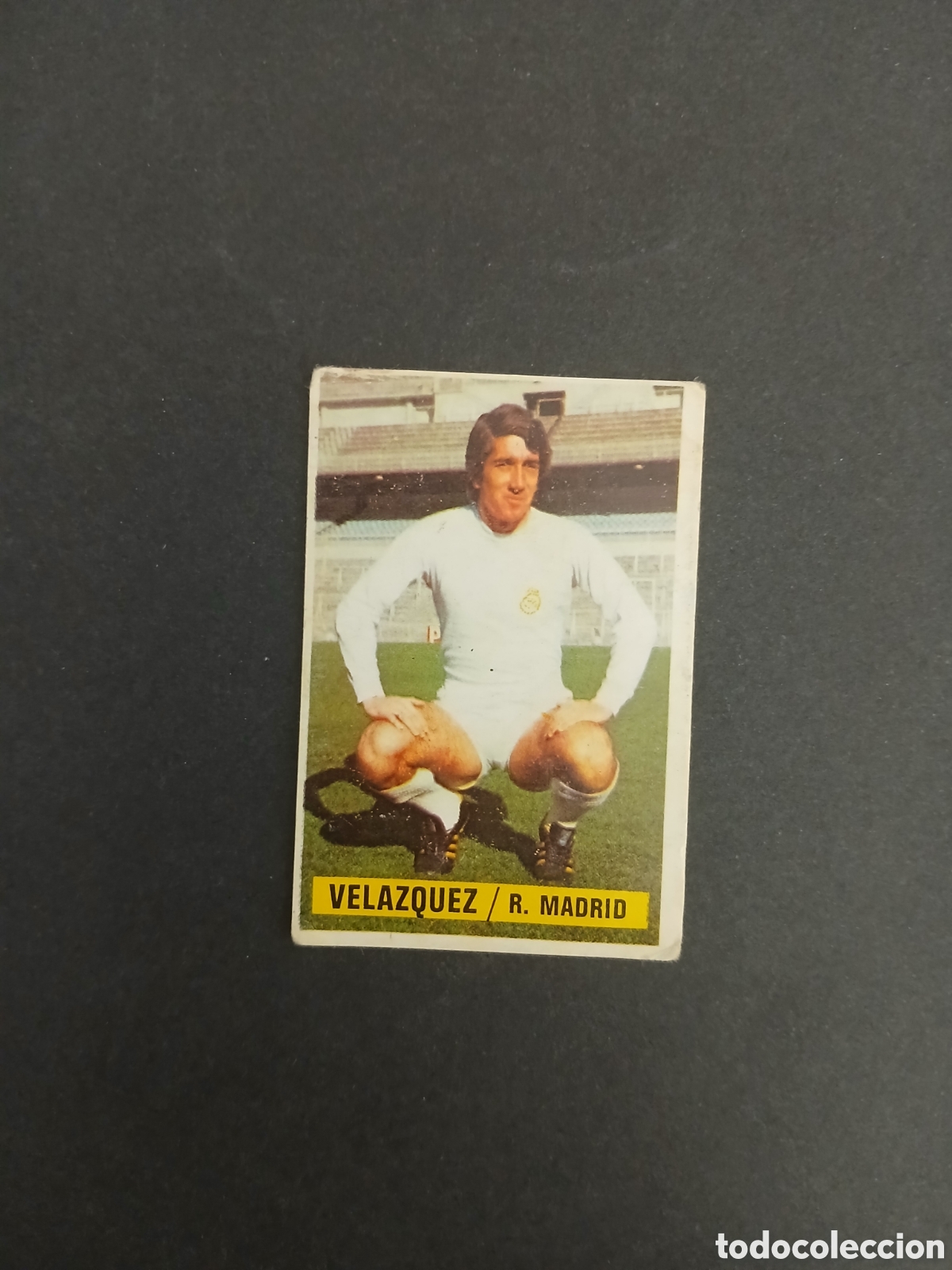Cromos de f&uacute;tbol: VELAZQUEZ REAL MADRID LIGA ESTE 1974/75 74 75 NUNCA PEGADO SIN PEGAR