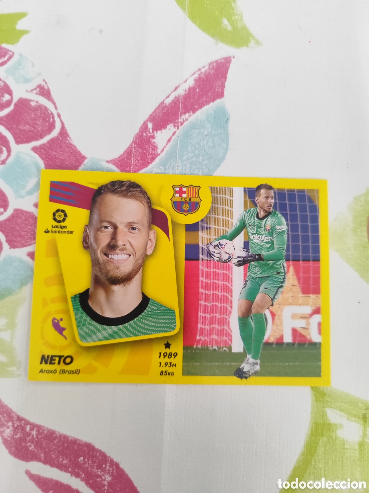 Cromos de Futebol: CROMO NETO FC BARCELONA NUMERO 6. LIGA ESTE 21/22.