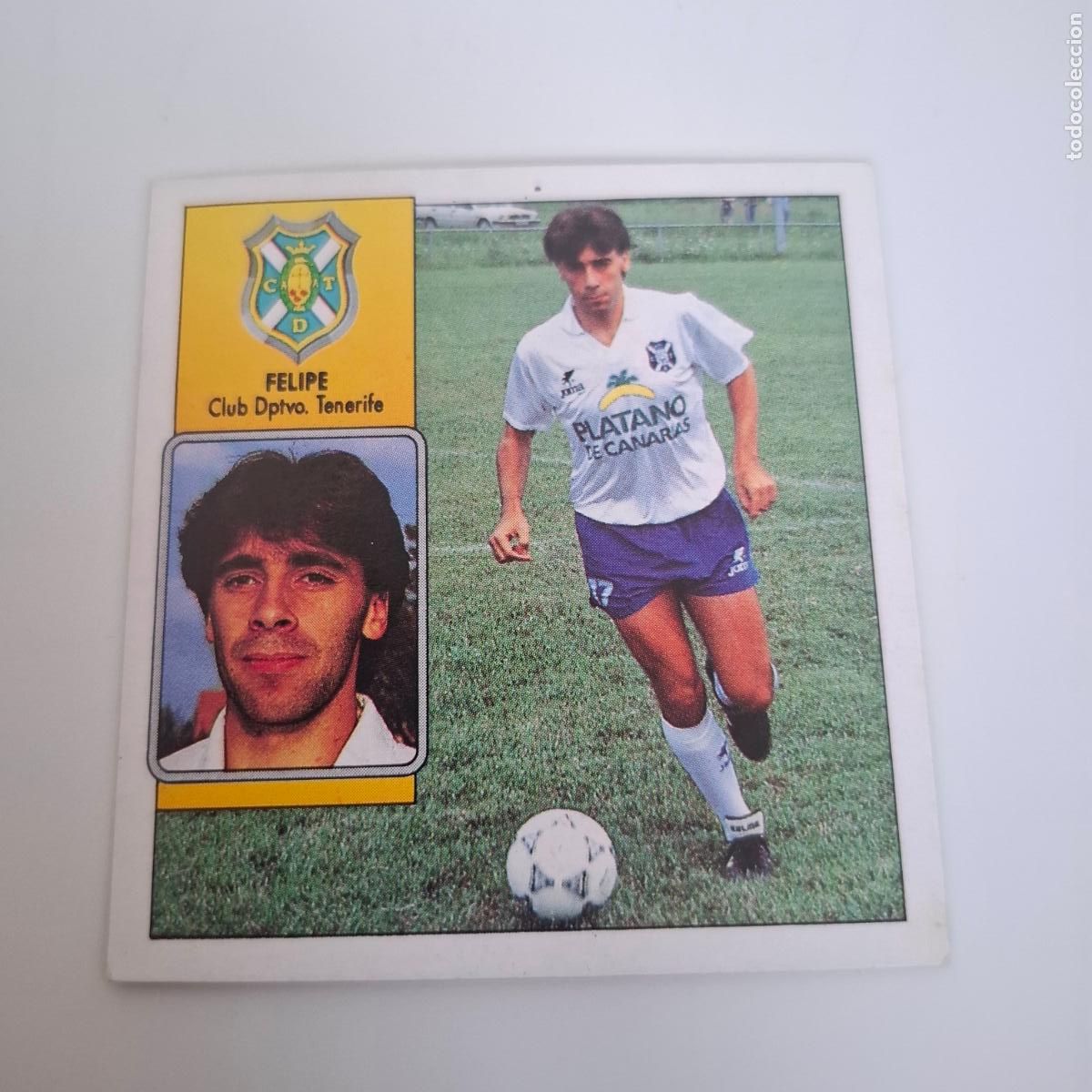 Cromos de F&uacute;tbol: 1992 1993 92 93 ESTE CROMO NUNCA PEGADO TENERIFE FELIPE