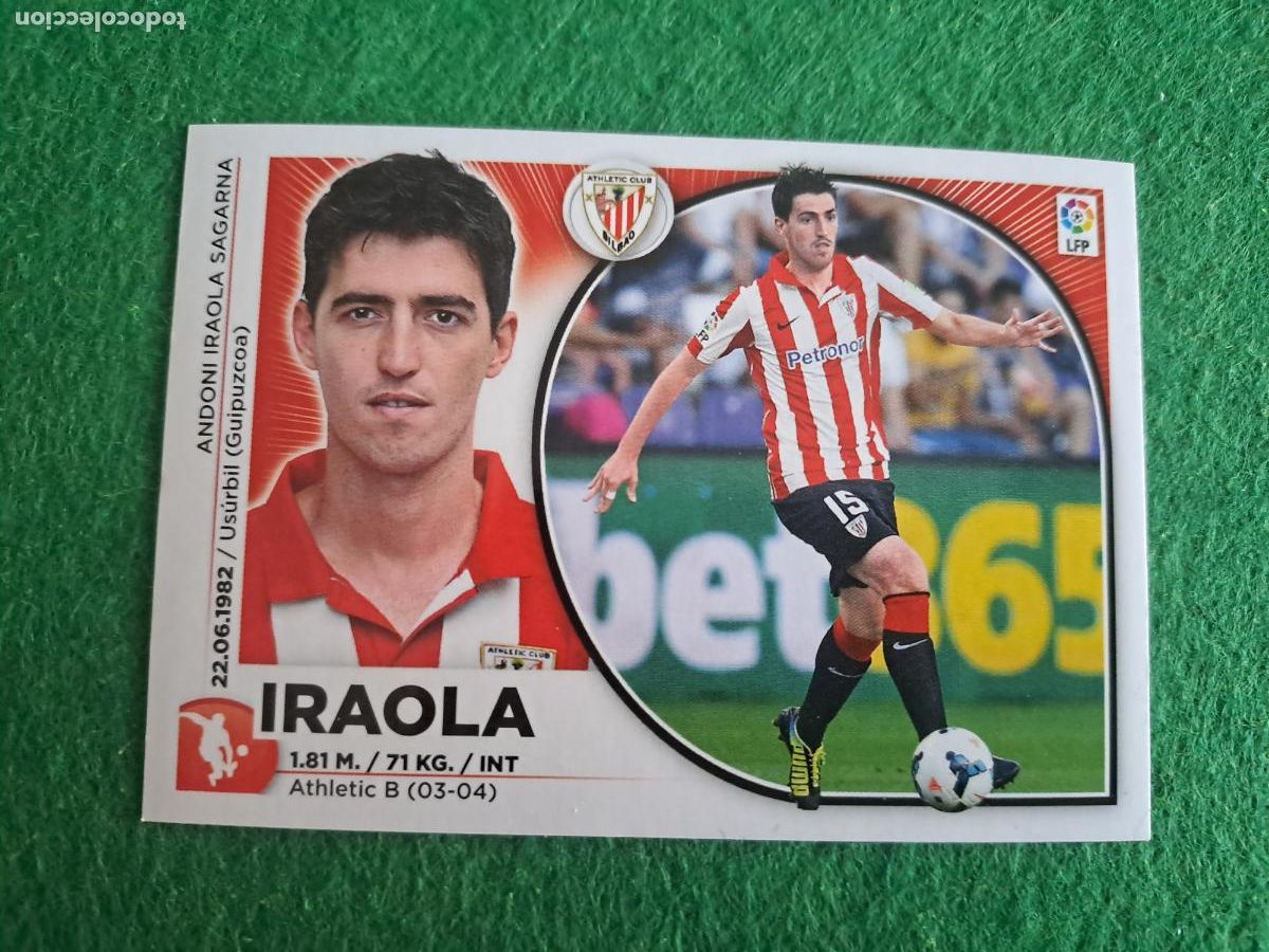 Fu&szlig;ball-Sticker: iraola ATHETIC BILBAO liga este 2014/2015 14/15 nuevo sin pegar