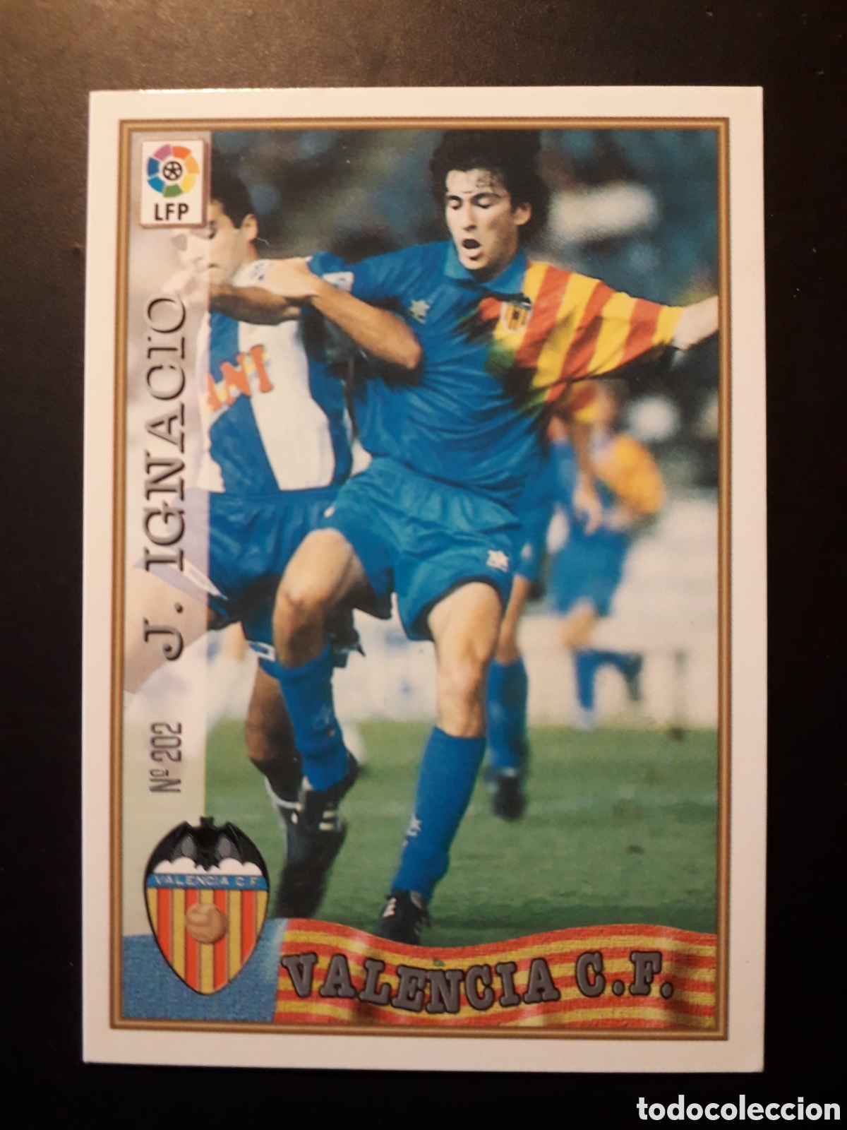 Cromos de F&uacute;tbol: JOS&Eacute; IGNACIO VALENCIA CF N&deg; 202 LAS FICHAS DE LA LIGA 1997 1998 97 98 MUNDICROMO MC PEDIDO M&Iacute;NIMO 3&euro;