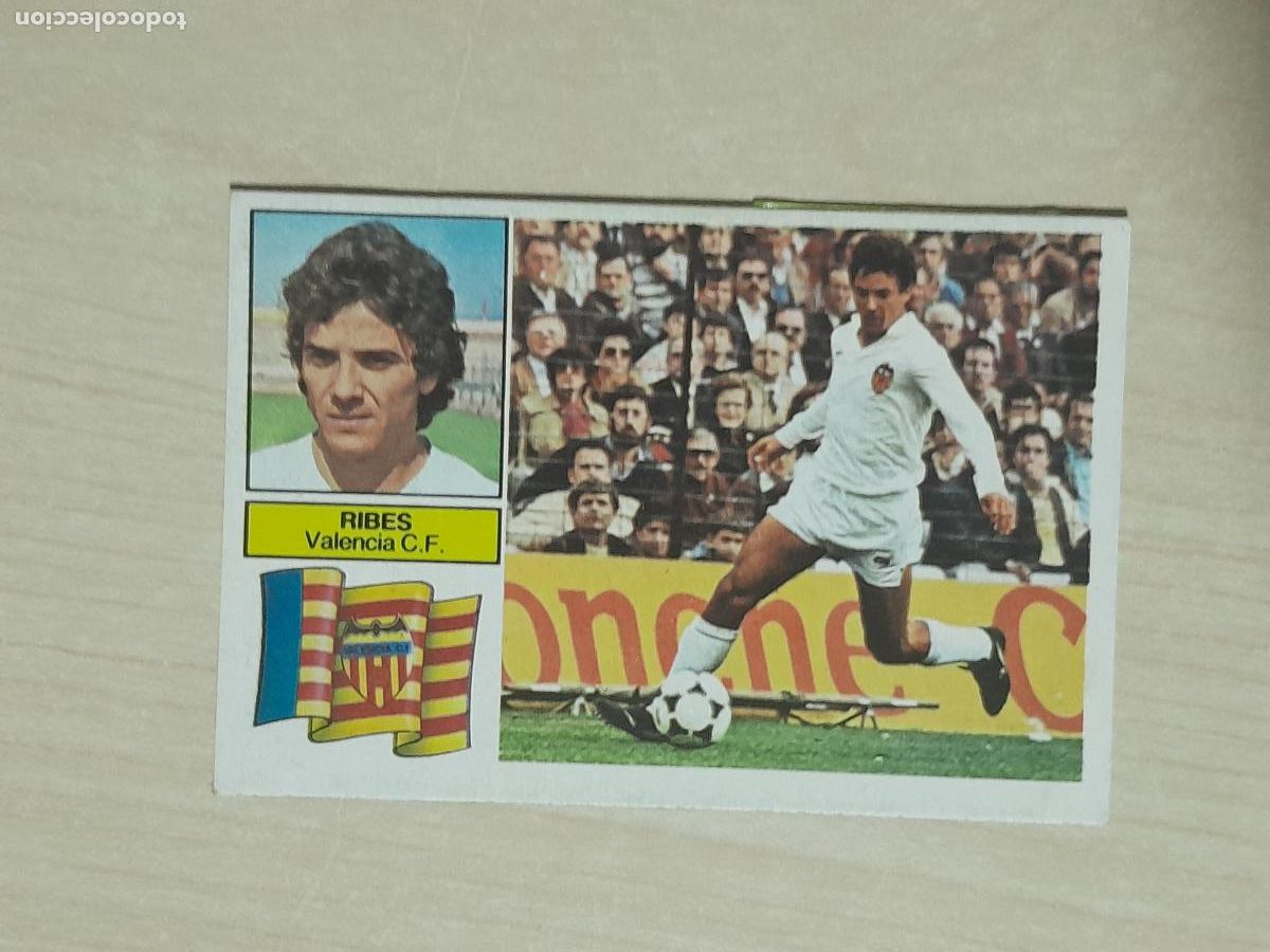 Fu&szlig;ball-Sticker: EDICIONES ESTE 82 83 - RIBES - CROMO RECUPERADO - VALENCIA