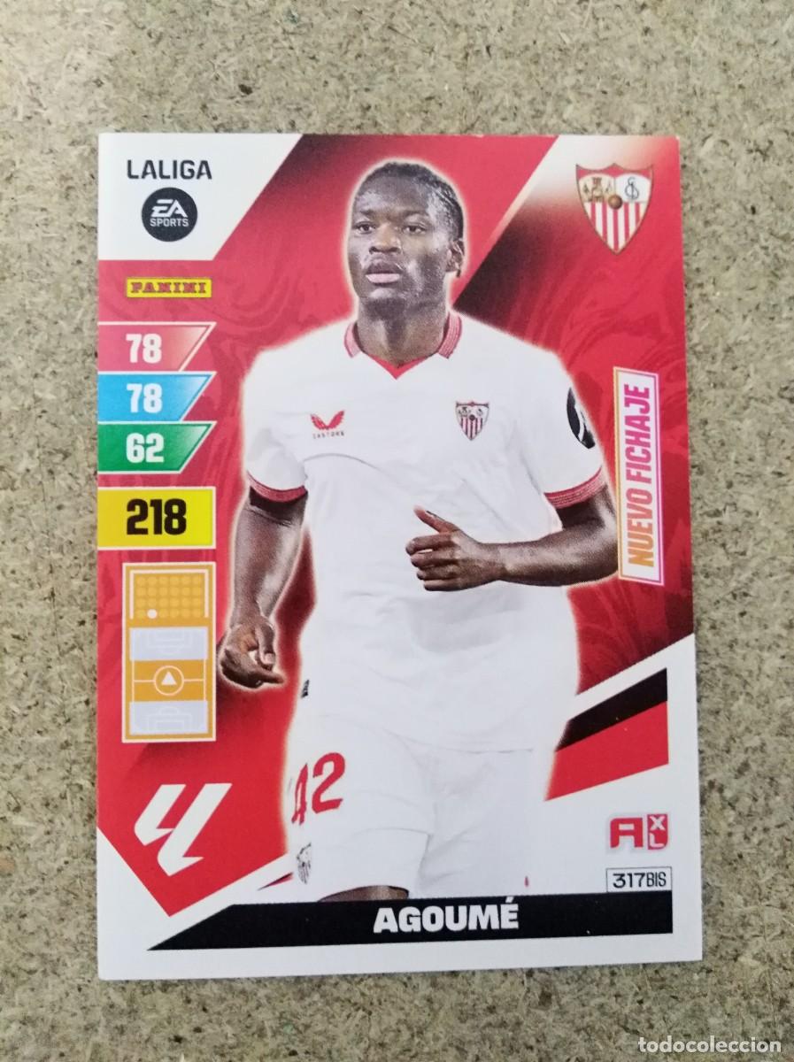 Fu&szlig;ball-Sticker: Cromo Futbol Liga 2023-24 Adrenalyn XL 317 bis.Agoume.Sevilla.Panini