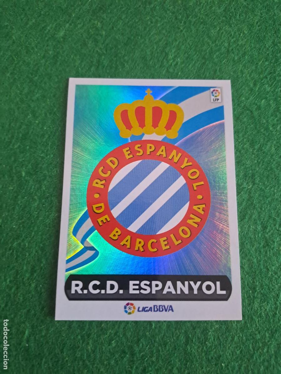 Figurine di Calcio: liga este 2014/2015 14/15 nuevo sin pegar escudo espanyol