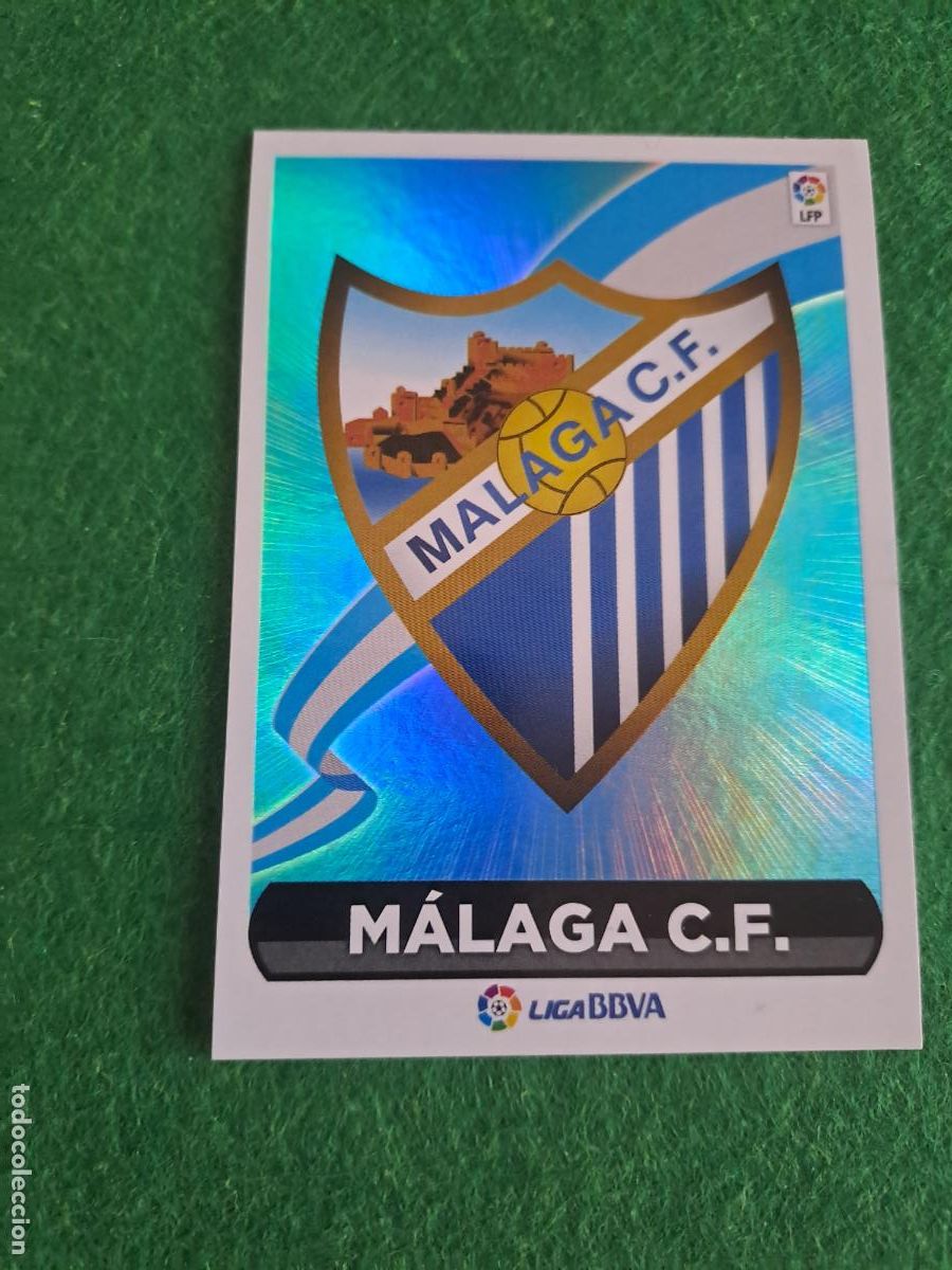 Fu&szlig;ball-Sticker: liga este 2014/2015 14/15 nuevo sin pegar escudo malaga