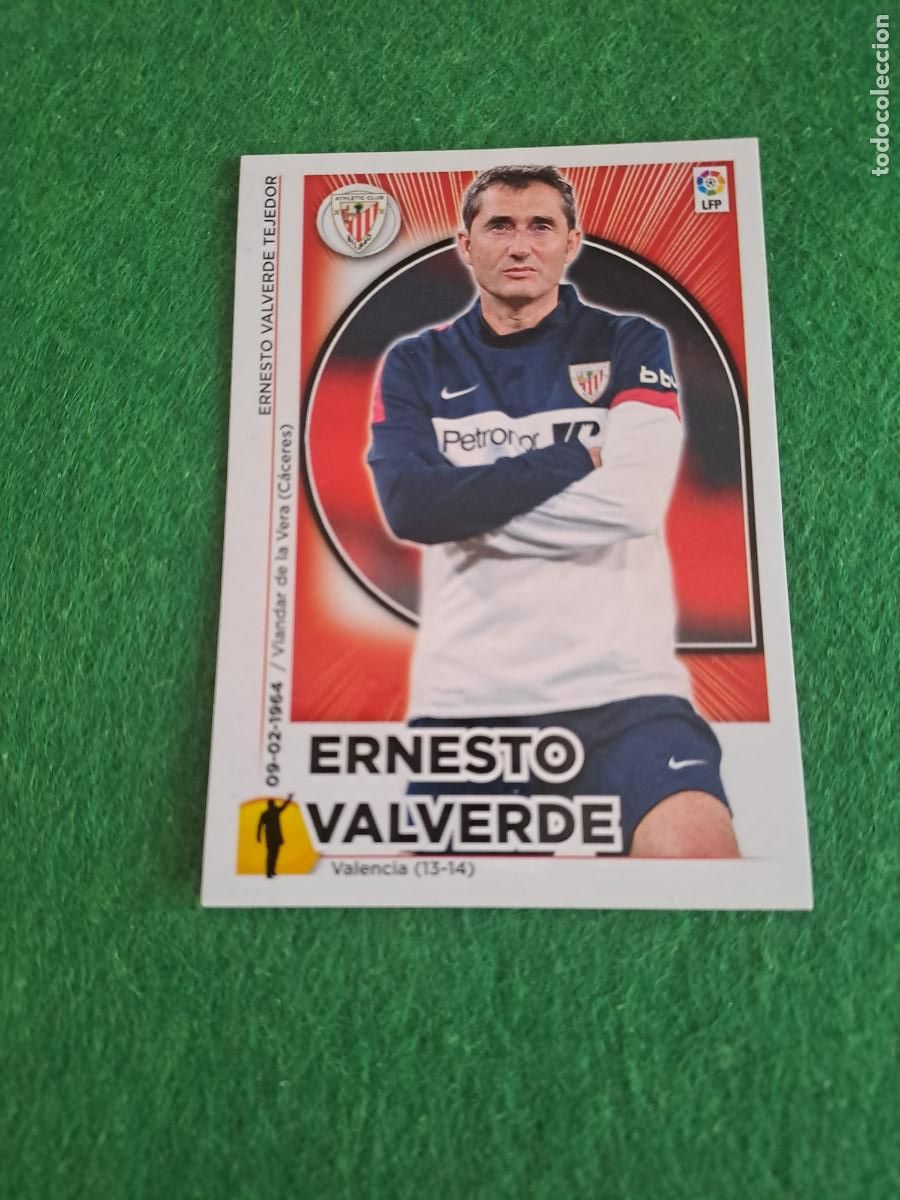 Figurine di Calcio: liga este 2014/2015 14/15 nuevo sin pegar entrenadror bilbao vaverde