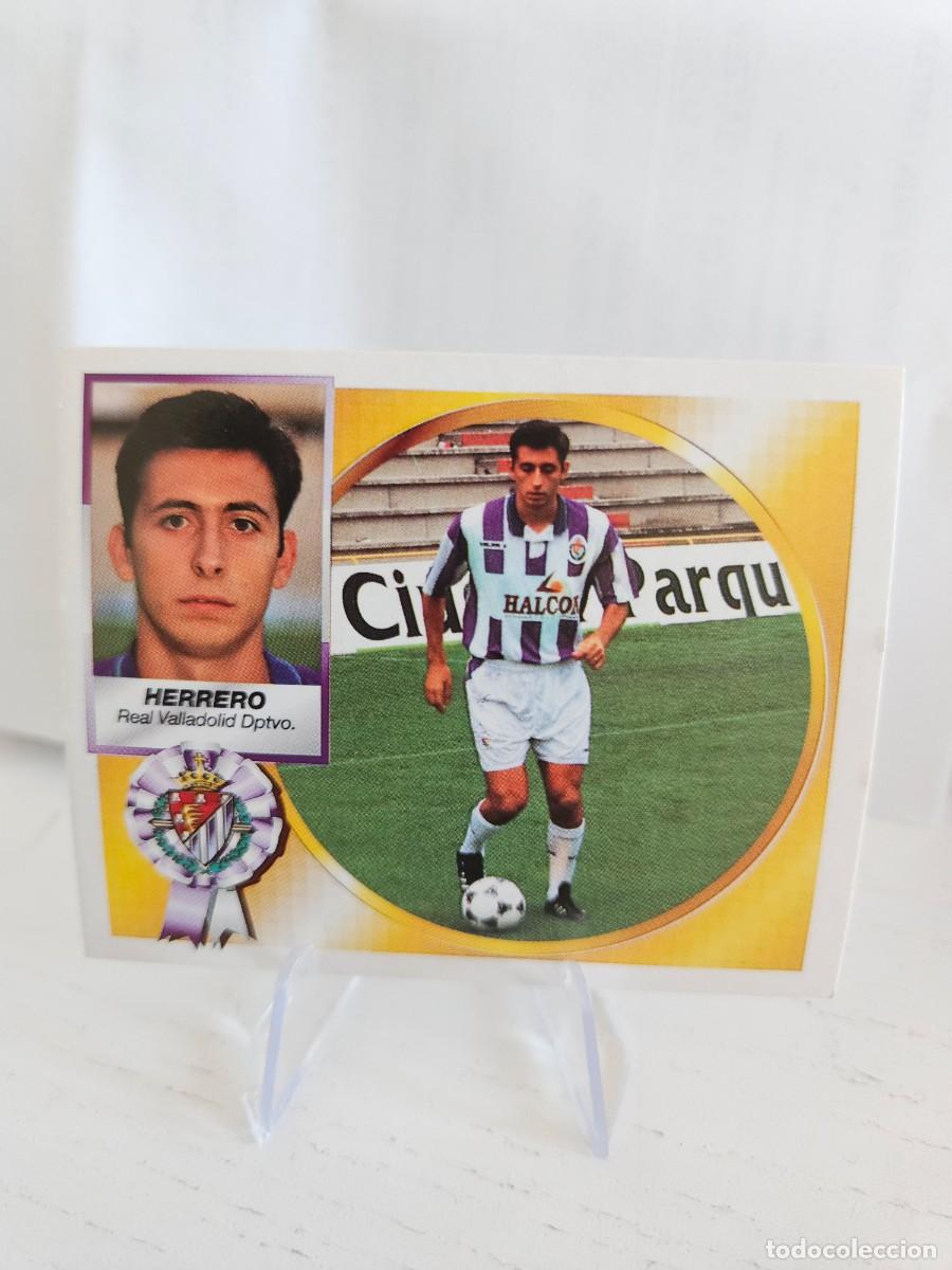 Football Stickers: Herrero- Fichaje n&ordm; 4 Bis Real Valladolid Ediciones Este Liga 1994-1995, 94-95 - nunca pegado