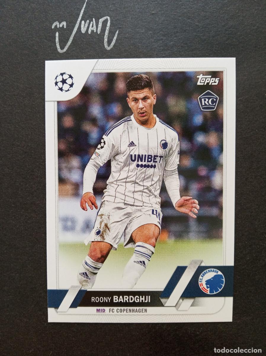 Fu&szlig;ball-Sticker: N&ordm; 40 ROOKIE ROONY BARDGHJI COPENHAGEN BARCELONA 25 26 ⚽ TOPPS &reg; UCC FLAGSHIP 2022 2023 22 23 NUEVO