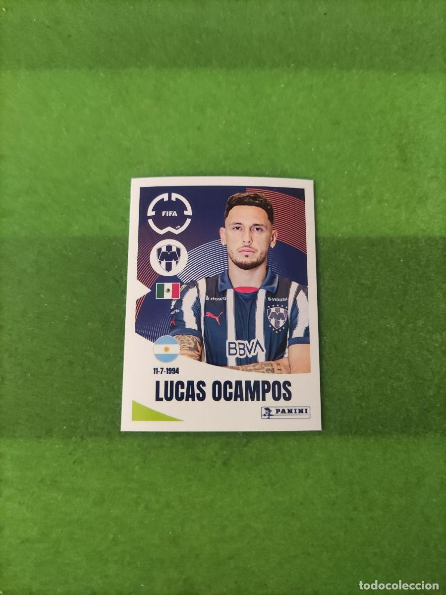 Cromos de f&uacute;tbol: Lucas Ocampos 312 Monterrey Club World Cup 25 Mundial de clubes 2025 sin pegar