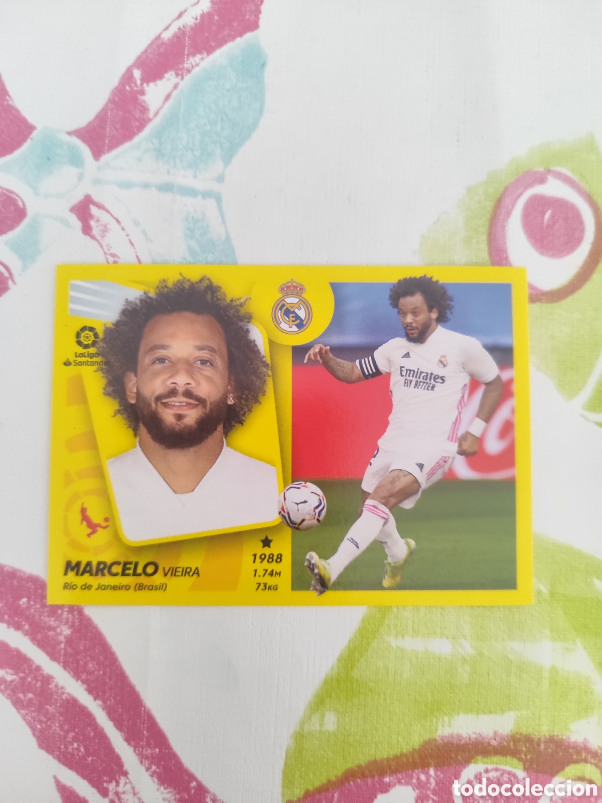 Fu&szlig;ball-Sticker: CROMO MARCELO REAL MADRID NUMERO 12B. LIGA ESTE 21/22.