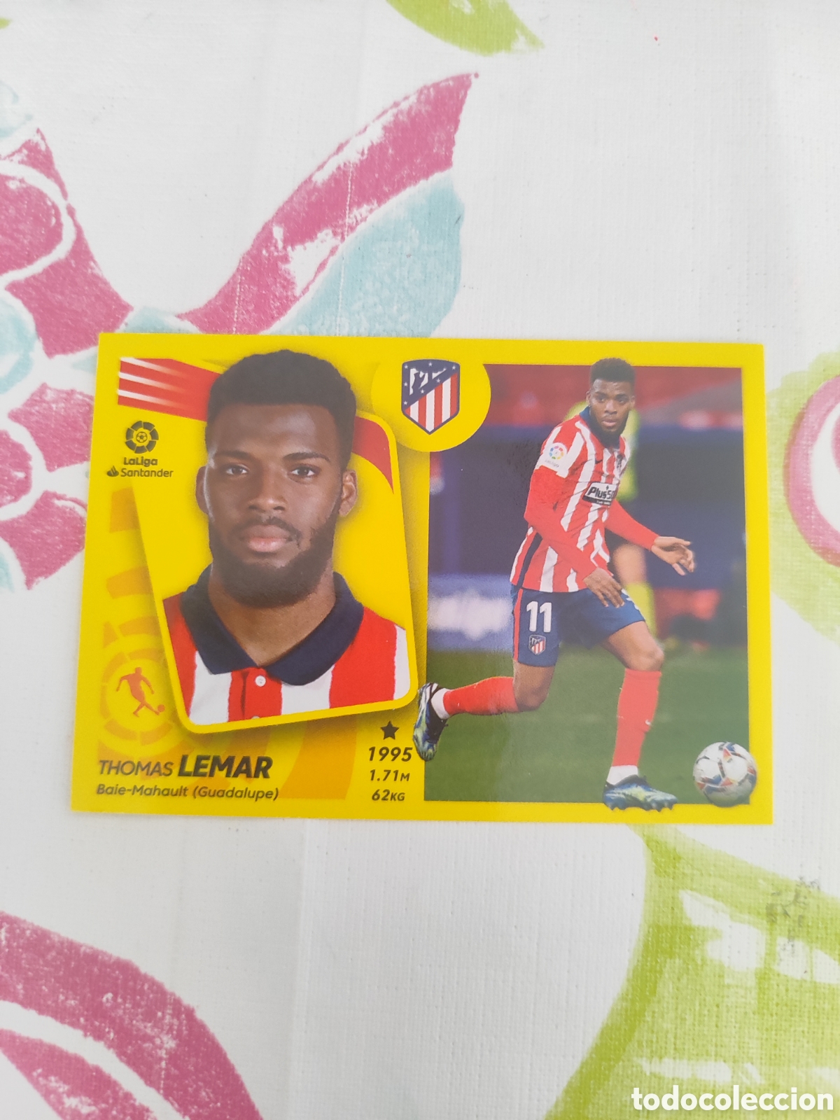 Cromos de Futebol: CROMO LEMAR ATLETICO DE MADRID NUMERO 15. LIGA ESTE 21/22.