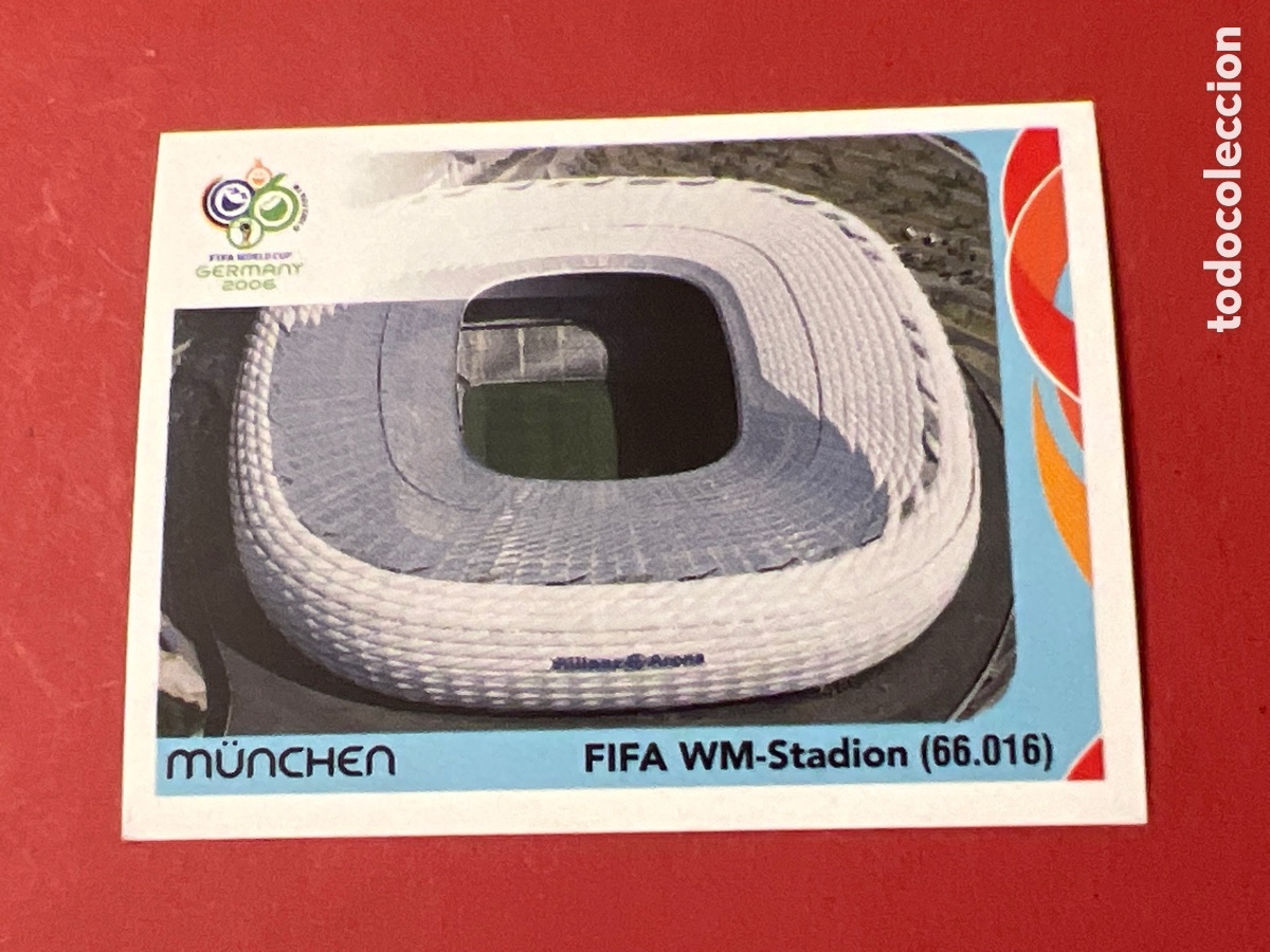 Football Stickers: E1400. CROMO n&ordm; 16 MUNICH FIFA WORLD CUP GERMANY 2006 DE PANINI
