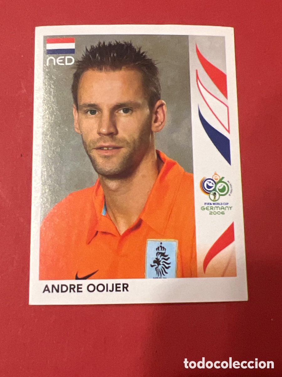 Cromos de f&uacute;tbol: E1402. andre ooijer, holanda, n&ordm; 232 fifa world cup germany 2006 panini