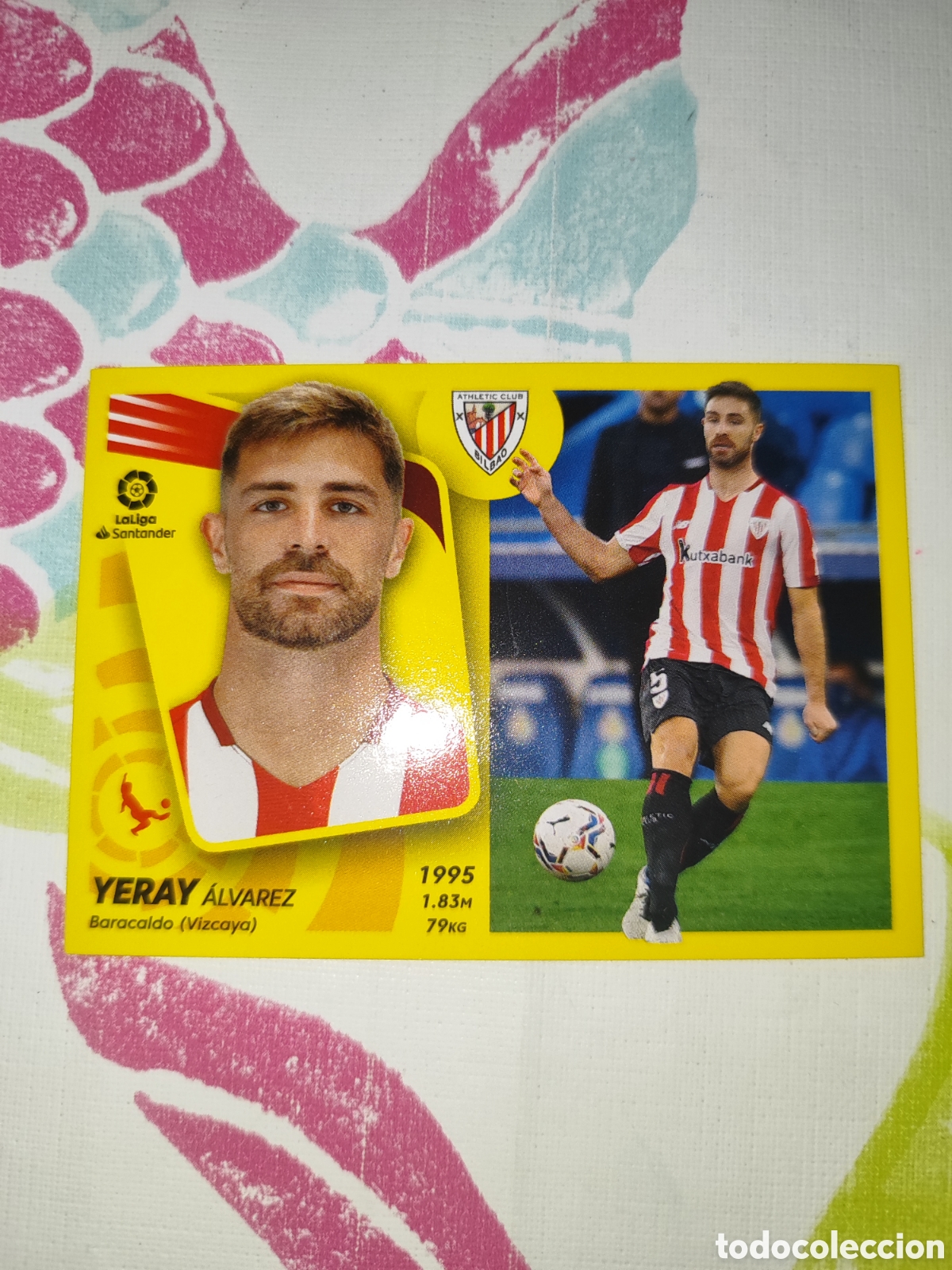 Cromos de Futebol: CROMO YERAY ATHLETIC CLUB BILBAO NUMERO 9. LIGA ESTE 21/22.