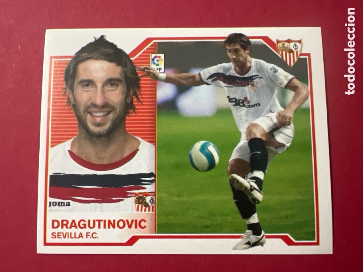 Fu&szlig;ball-Sticker: E1437. Dragutinovic Sevilla FC Liga Este 07 08