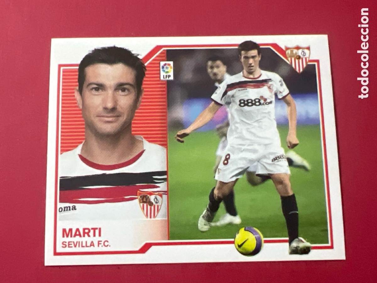 Cromos de F&uacute;tbol: E1442. Mart&iacute; Sevilla FC Liga Este 07 08