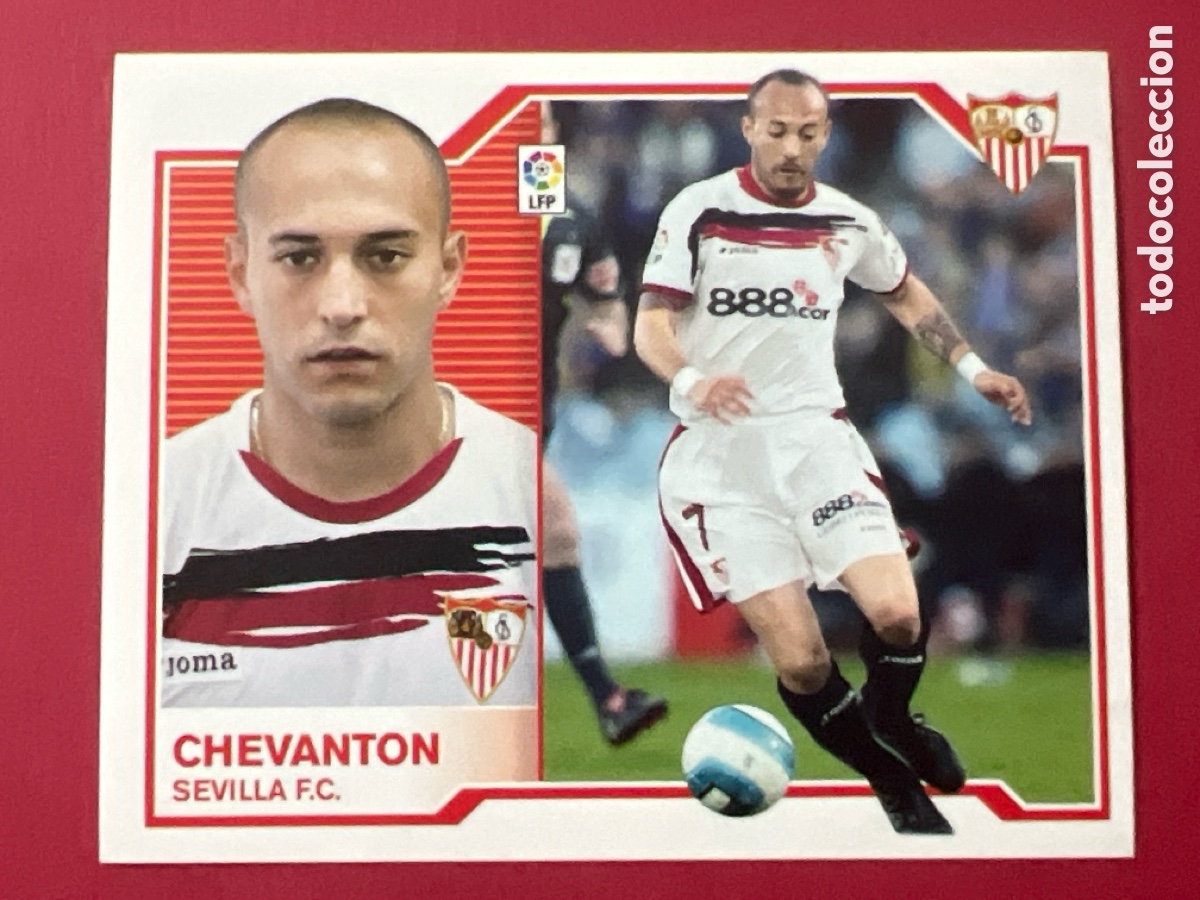 Fu&szlig;ball-Sticker: E1448. CHEVANTON SEVILLA EDICIONES ESTE LIGA 07-08 PANINI 2007 2008 SIN PEGAR