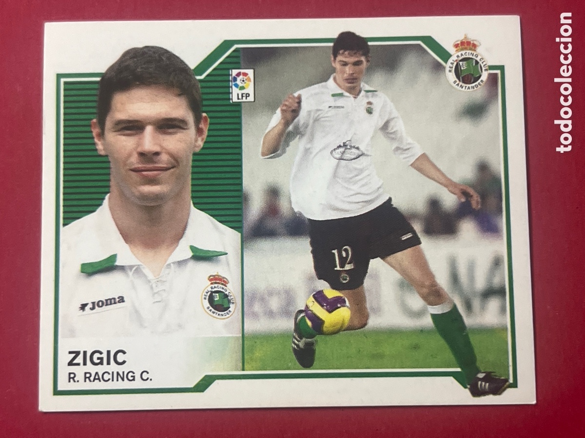 Cromos de Futebol: E1452. ZIGIC RACING EDICIONES ESTE LIGA 07-08 PANINI 2007 2008 SIN PEGAR
