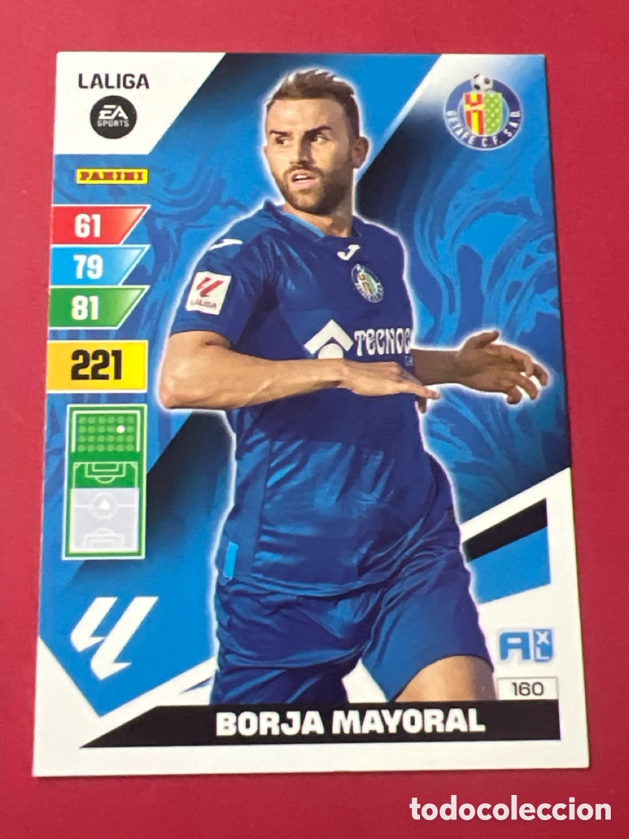 Fu&szlig;ball-Sticker: E1462. 160 Borja Mayoral, Getafe CF, Panini Adrenalyn XL 2023 2024 23 24