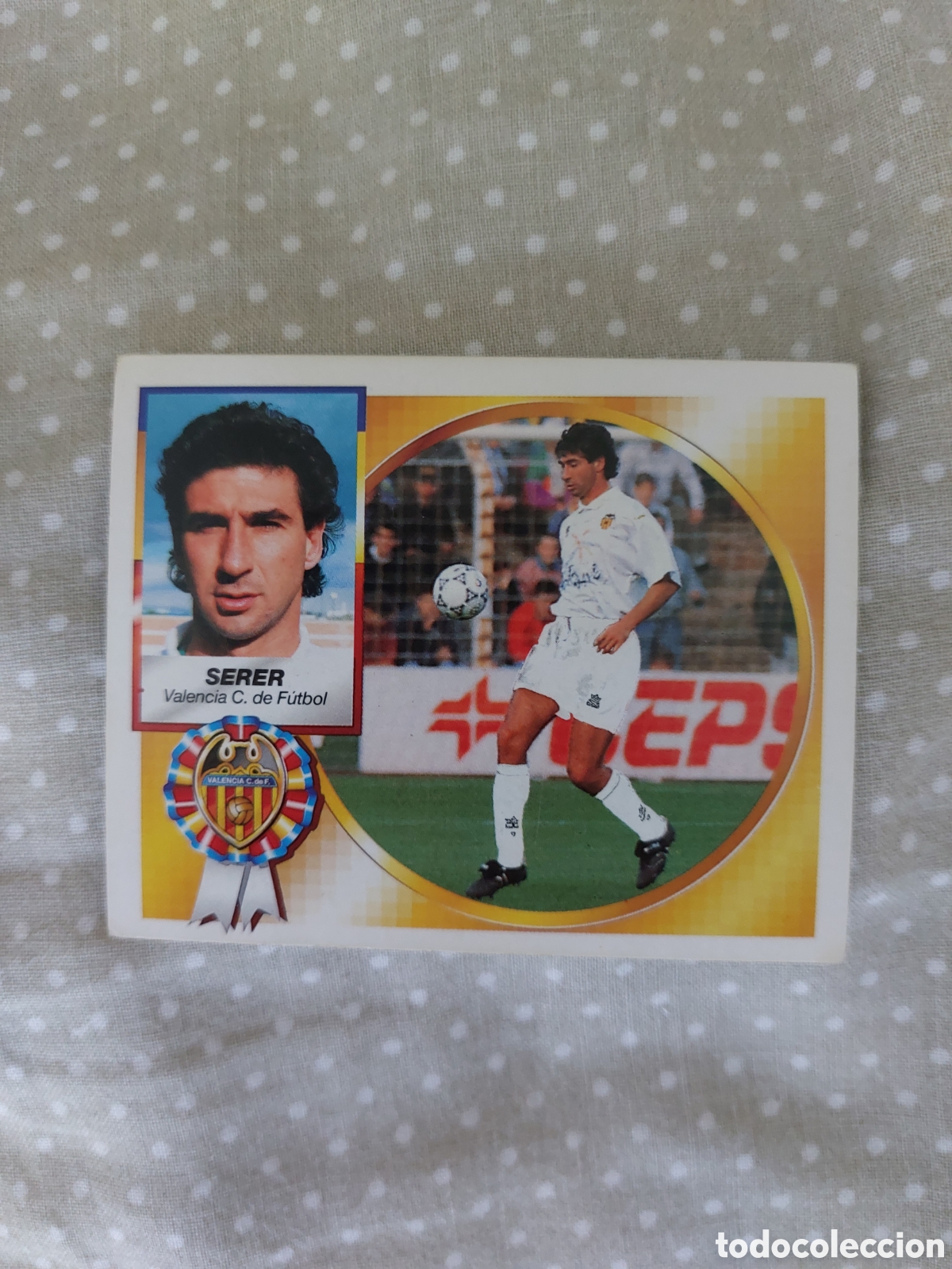Figurine di Calcio: SERER VALENCIA 94 95 1994 1995 EDICIONES ESTE SIN PEGAR NUNCA PEGADO