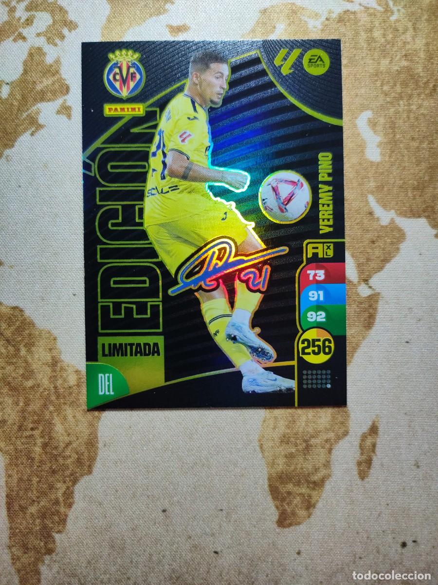 Cromos de F&uacute;tbol: Adrenalyn XL Edici&oacute;n Limitada Firmada YEREMY PINO 2024-25