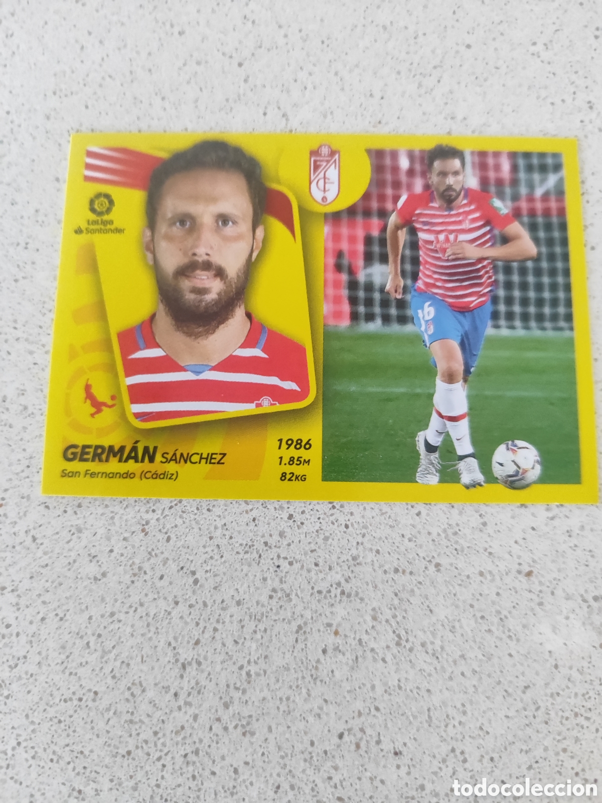 Cartes &agrave; collectionner de Football: CROMO GERM&Aacute;N GRANADA N&Uacute;MERO 9. LIGA ESTE 21/22.